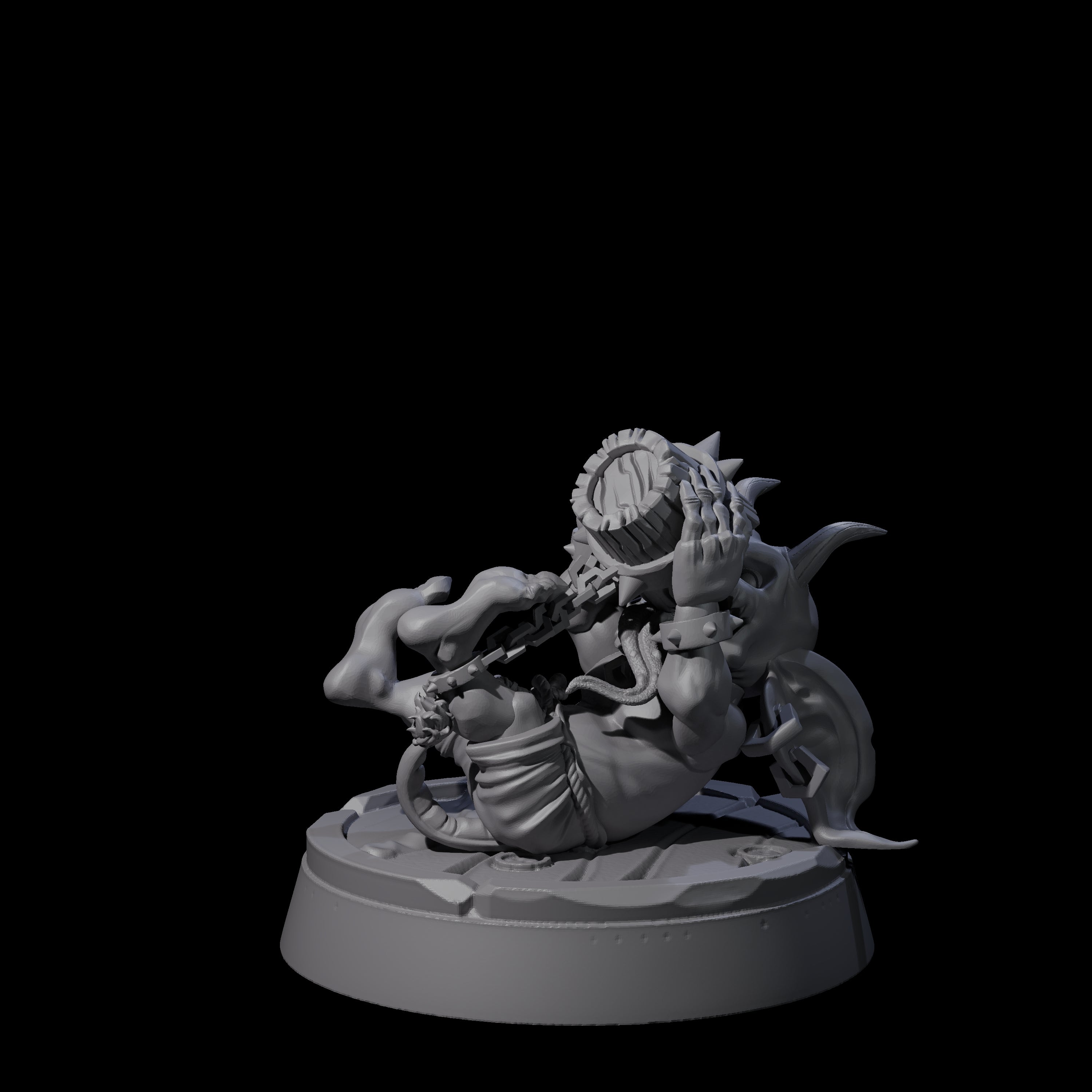 Menial Imp Deck Scrubber C Miniature for Dungeons and Dragons, Pathfinder or other TTRPGs