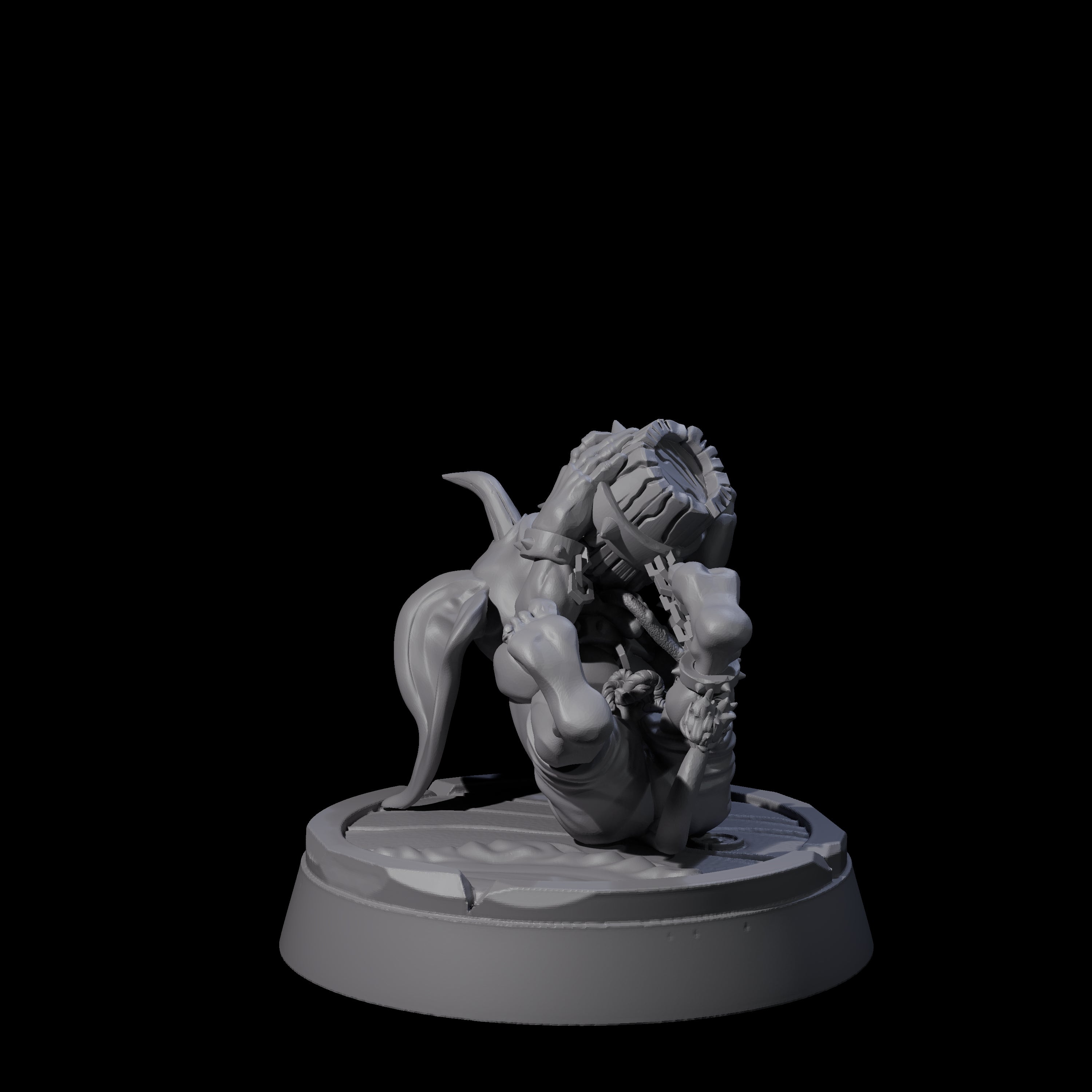 Menial Imp Deck Scrubbers Miniature for Dungeons and Dragons, Pathfinder or other TTRPGs