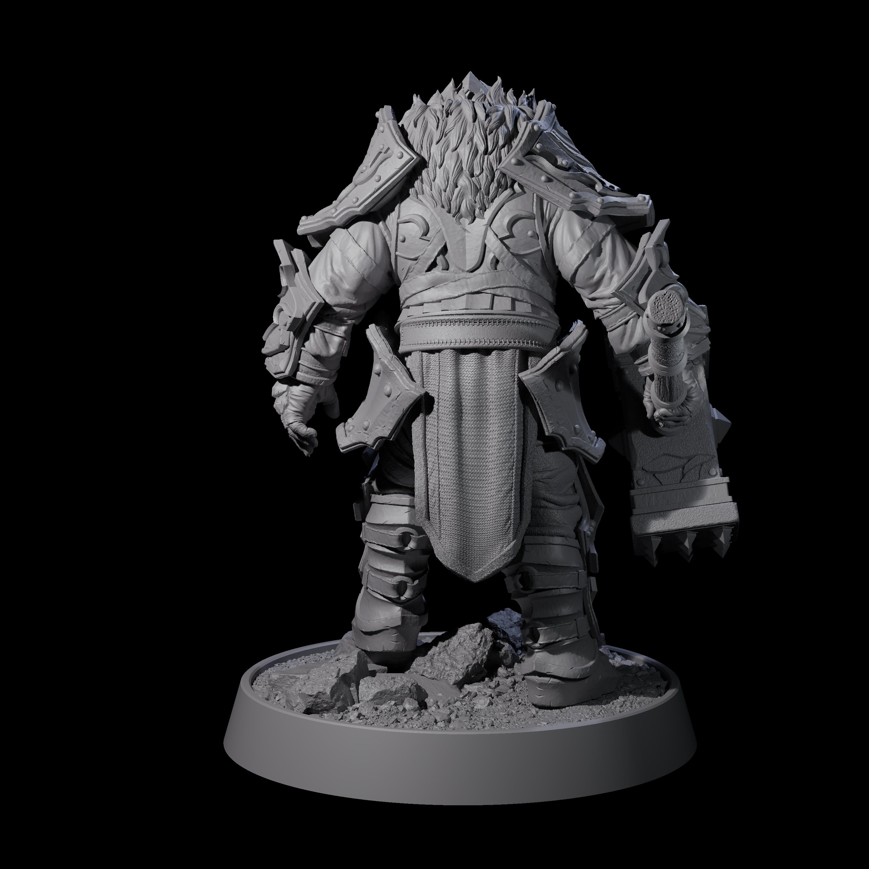 Mercenary of the Golden Circle C Miniature for Dungeons and Dragons, Pathfinder or other TTRPGs