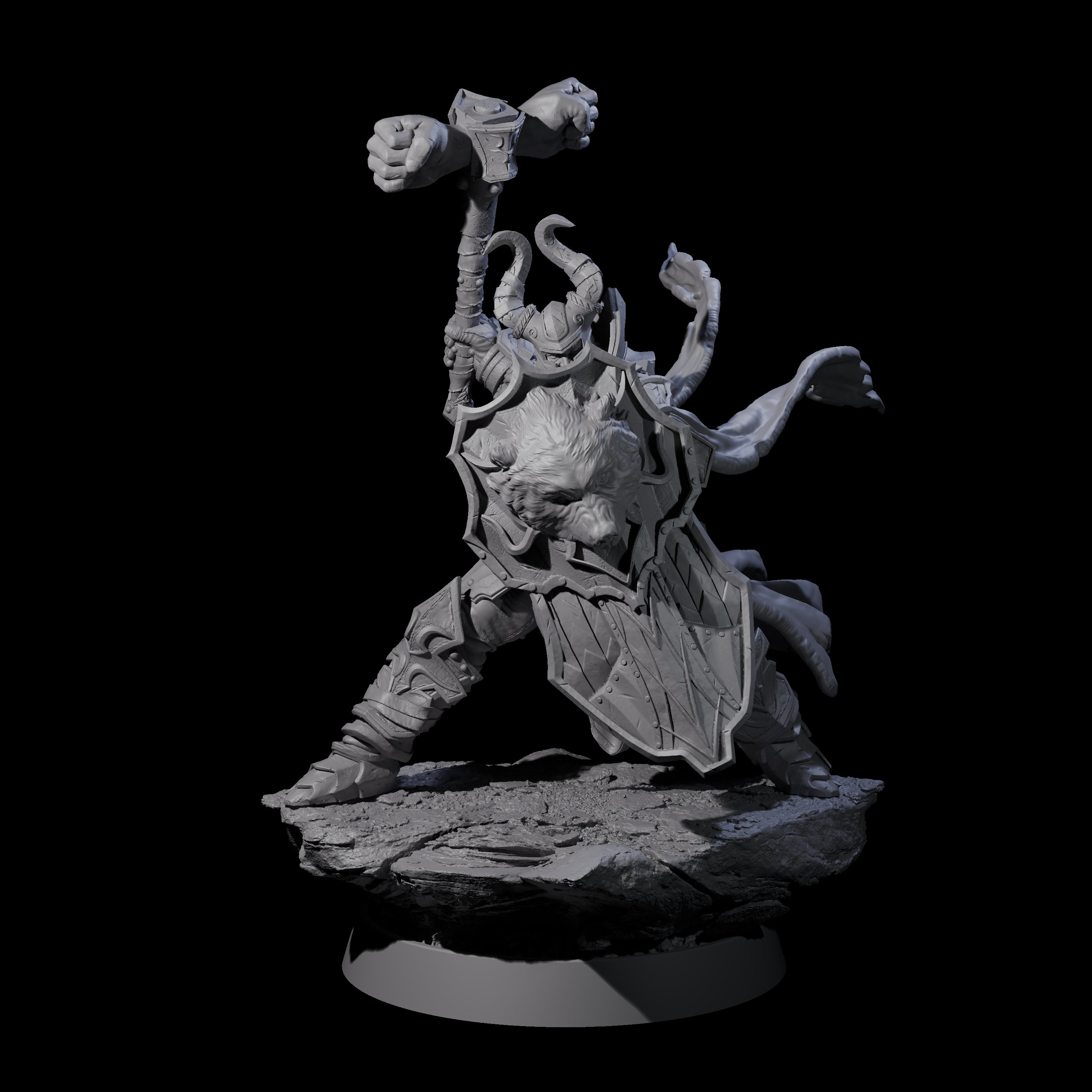 Mercenary of the Golden Circle D Miniature for Dungeons and Dragons, Pathfinder or other TTRPGs