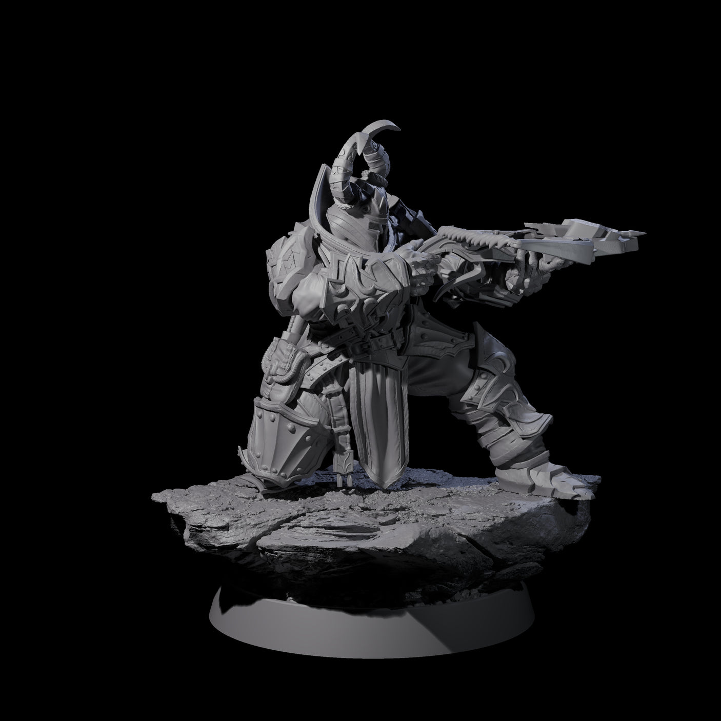 Mercenary of the Golden Circle E Miniature for Dungeons and Dragons, Pathfinder or other TTRPGs