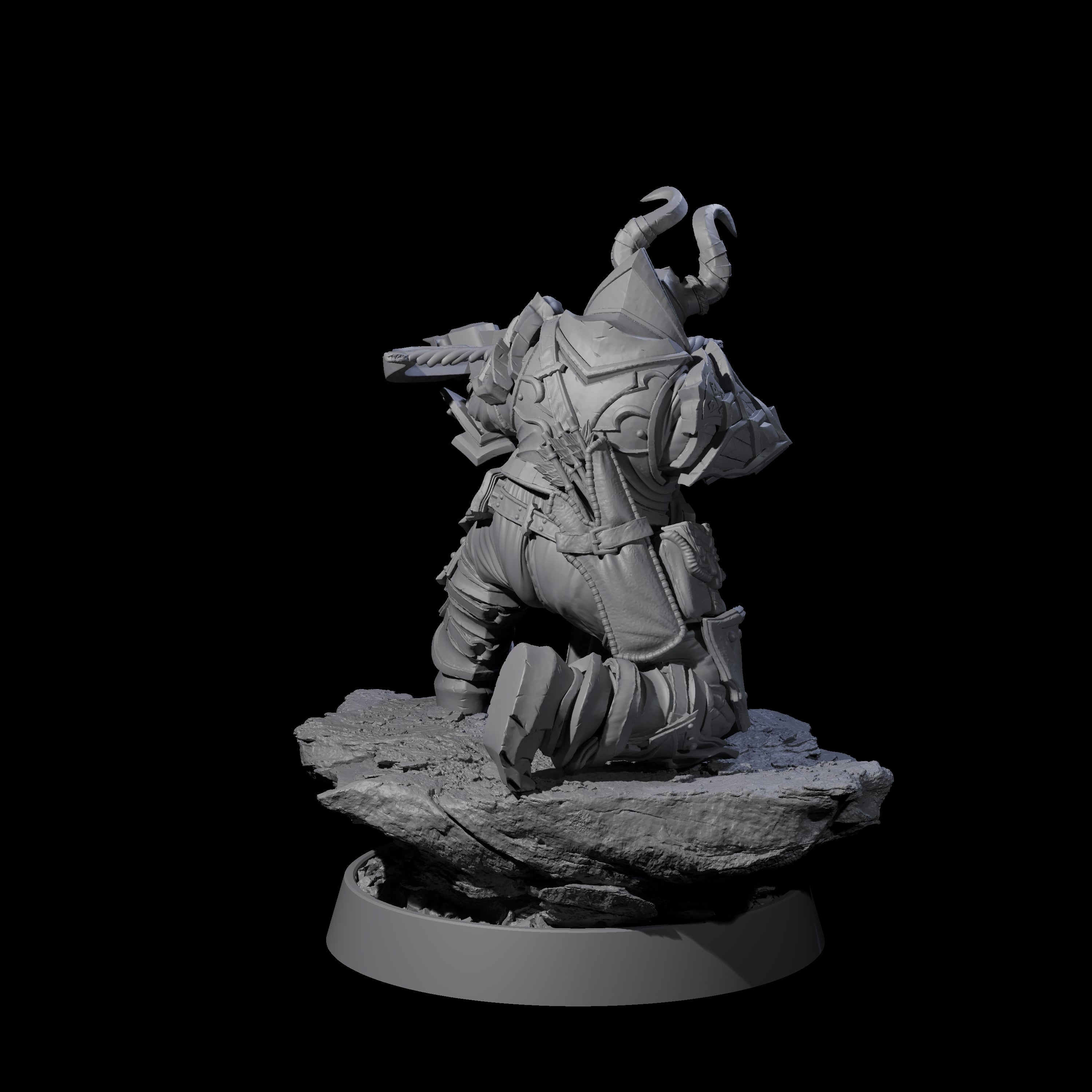 Mercenary of the Golden Circle E Miniature for Dungeons and Dragons, Pathfinder or other TTRPGs