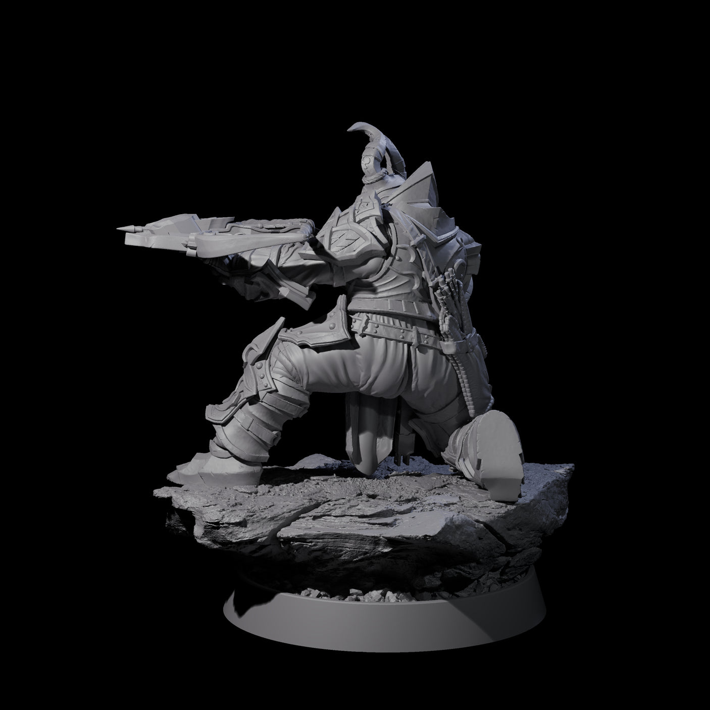 Mercenary of the Golden Circle E Miniature for Dungeons and Dragons, Pathfinder or other TTRPGs