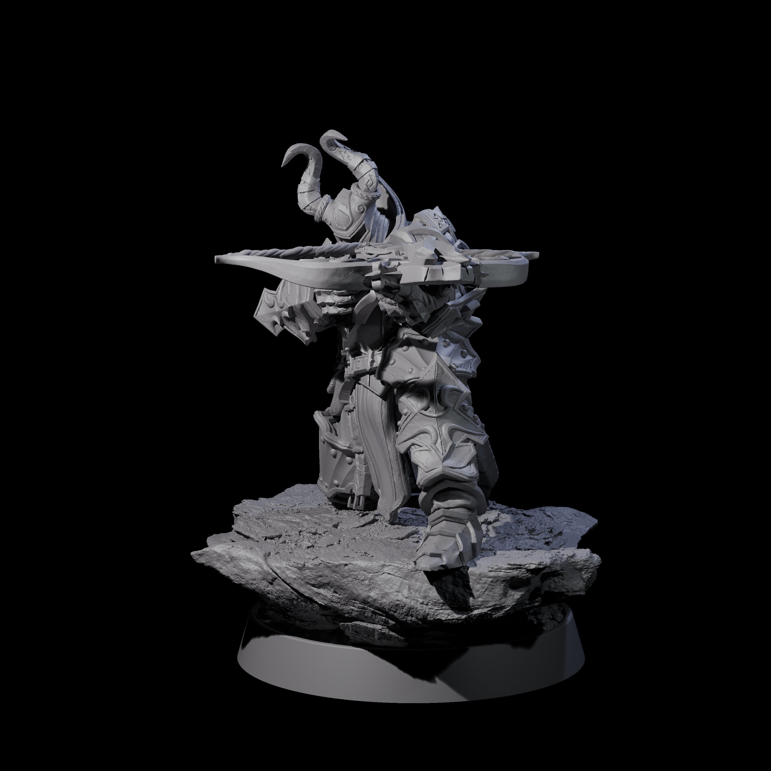 Mercenary of the Golden Circle E Miniature for Dungeons and Dragons, Pathfinder or other TTRPGs