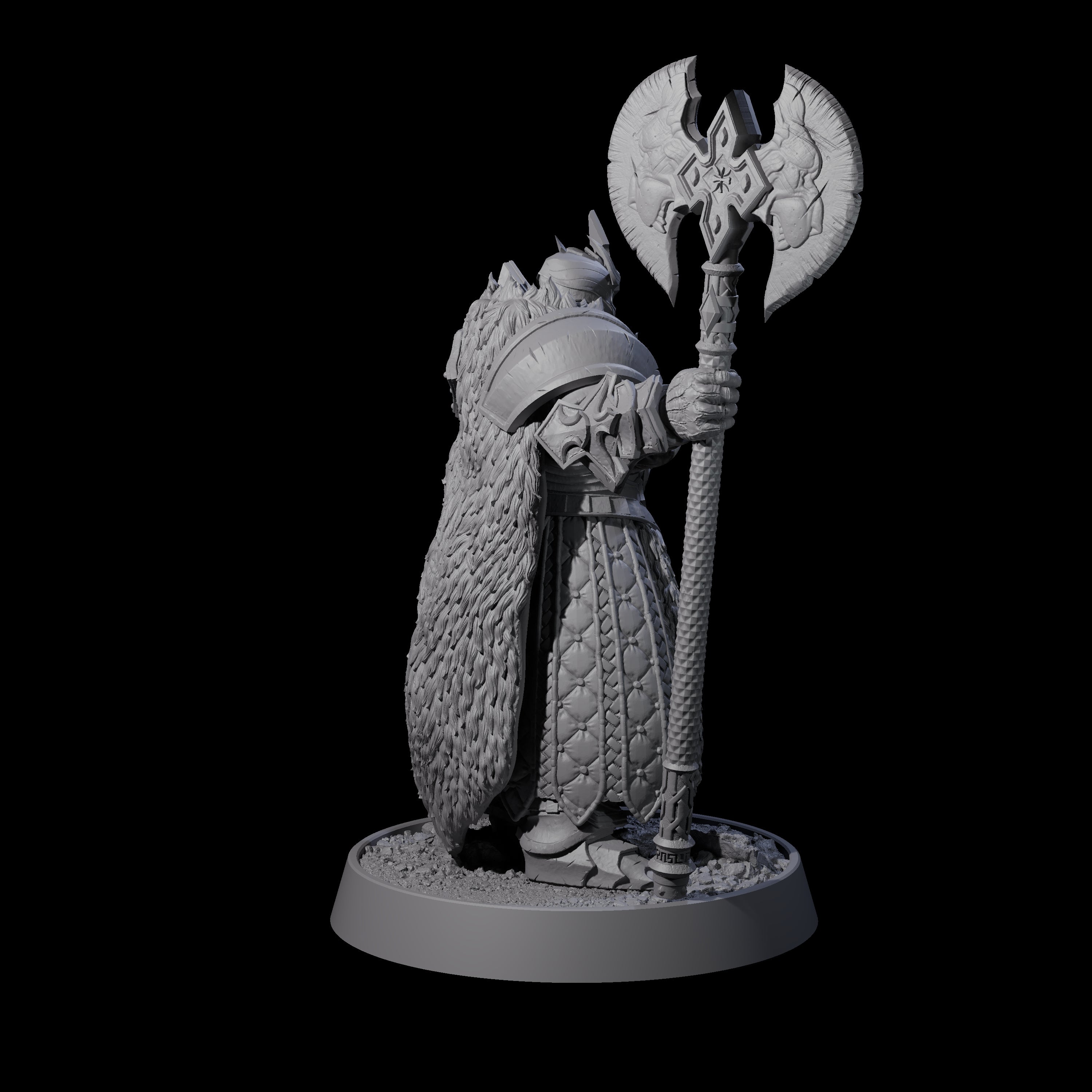 Mercenary of the Golden Circle H Miniature for Dungeons and Dragons, Pathfinder or other TTRPGs