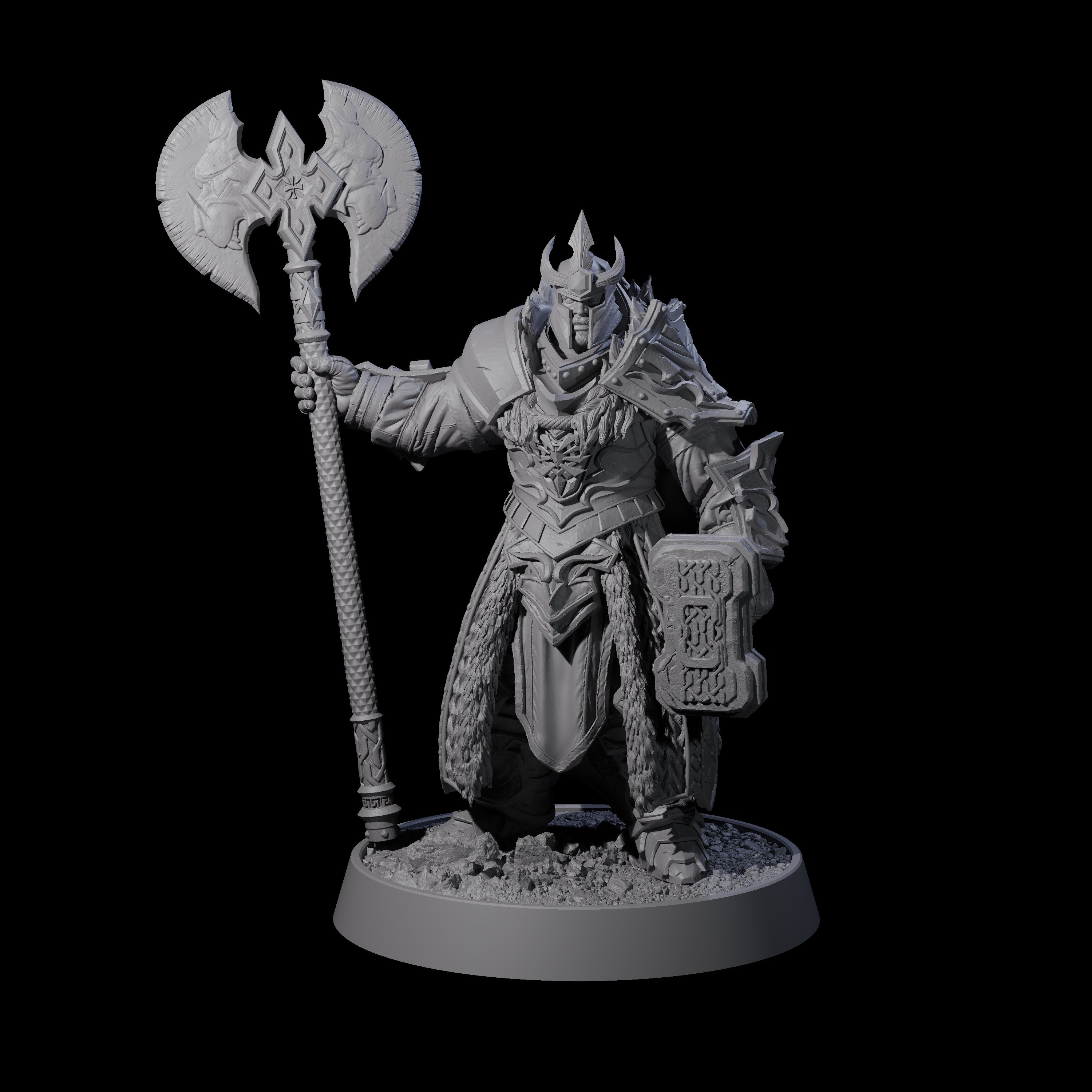 Mercenary of the Golden Circle H Miniature for Dungeons and Dragons, Pathfinder or other TTRPGs