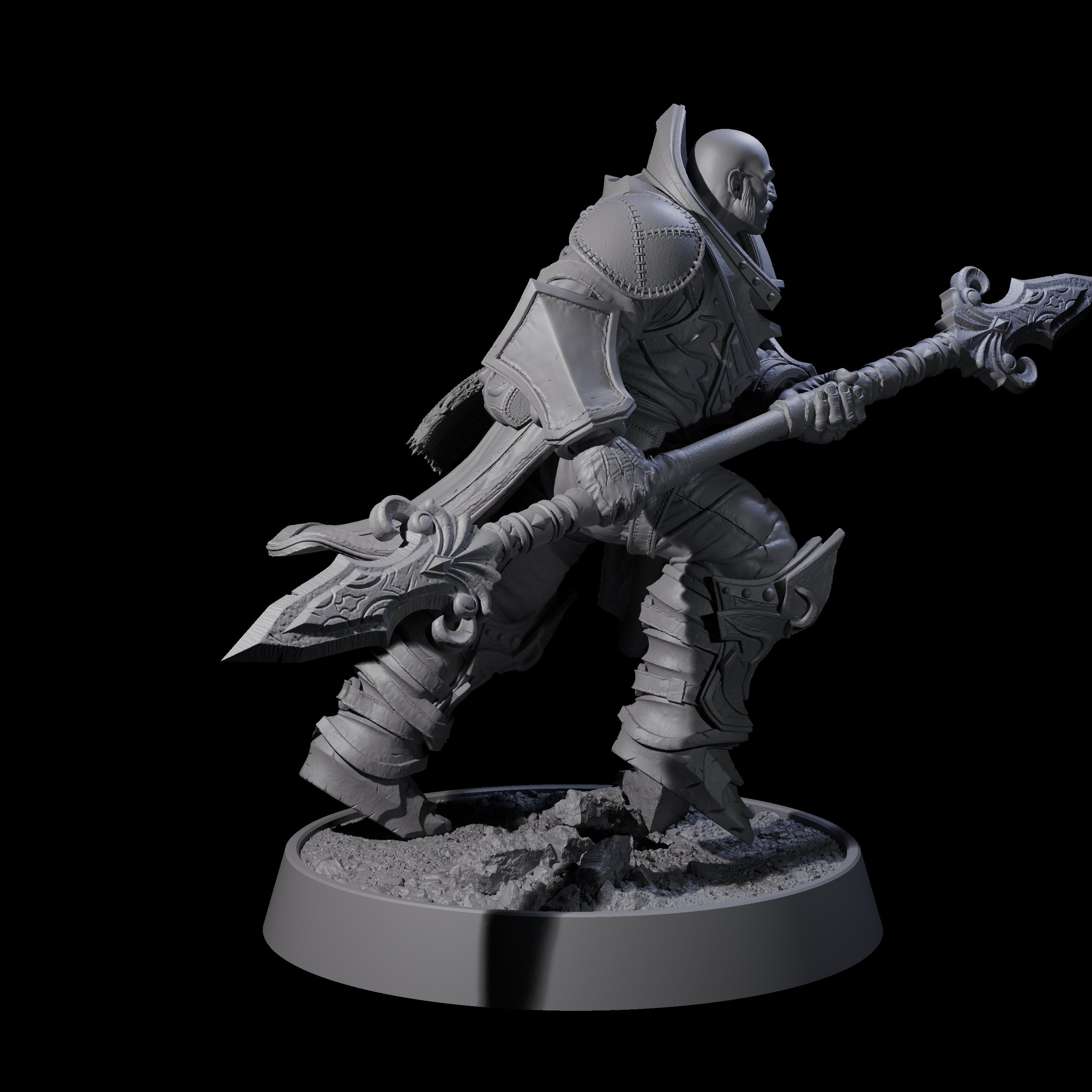 Mercenary of the Golden Circle M Miniature for Dungeons and Dragons, Pathfinder or other TTRPGs