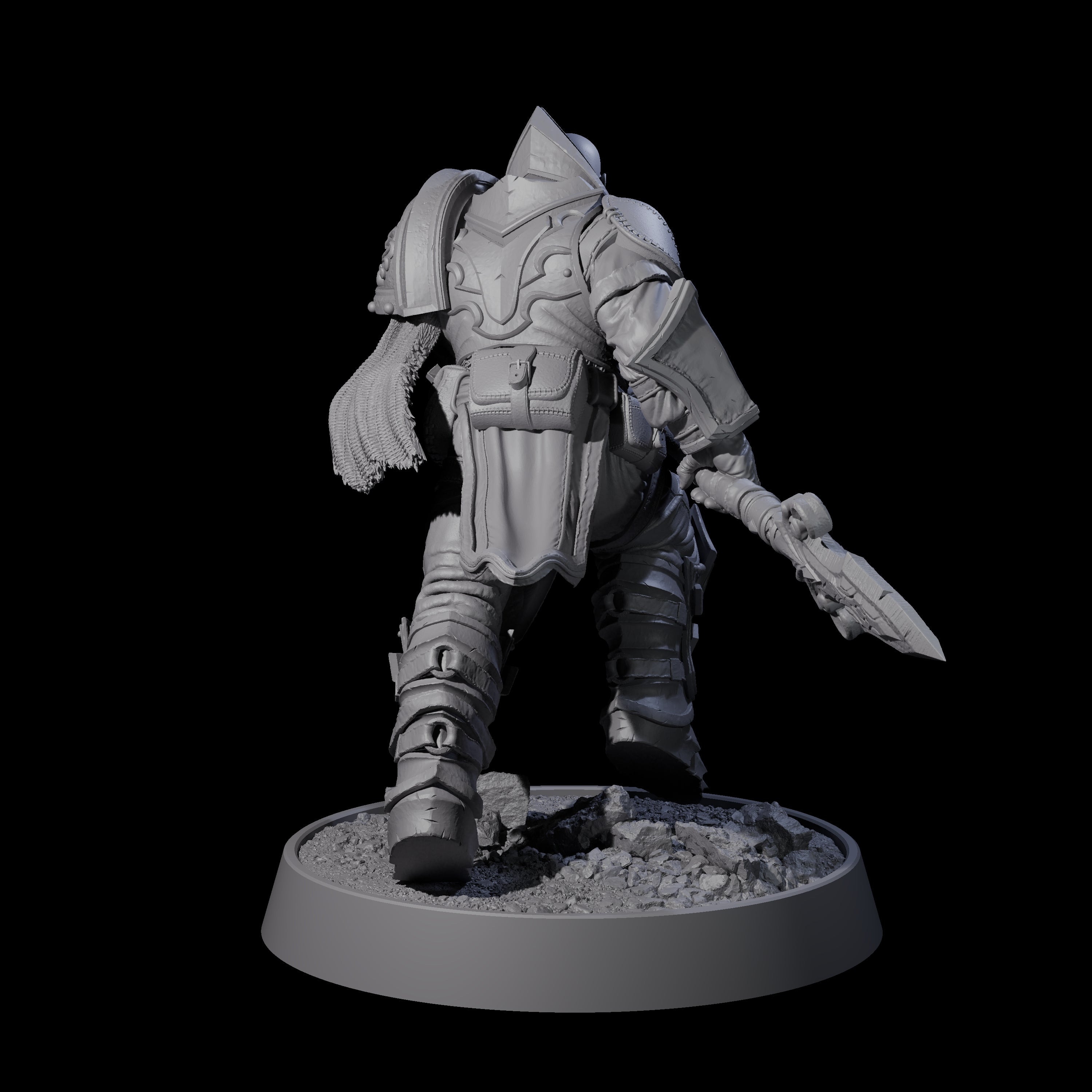 Mercenary of the Golden Circle M Miniature for Dungeons and Dragons, Pathfinder or other TTRPGs