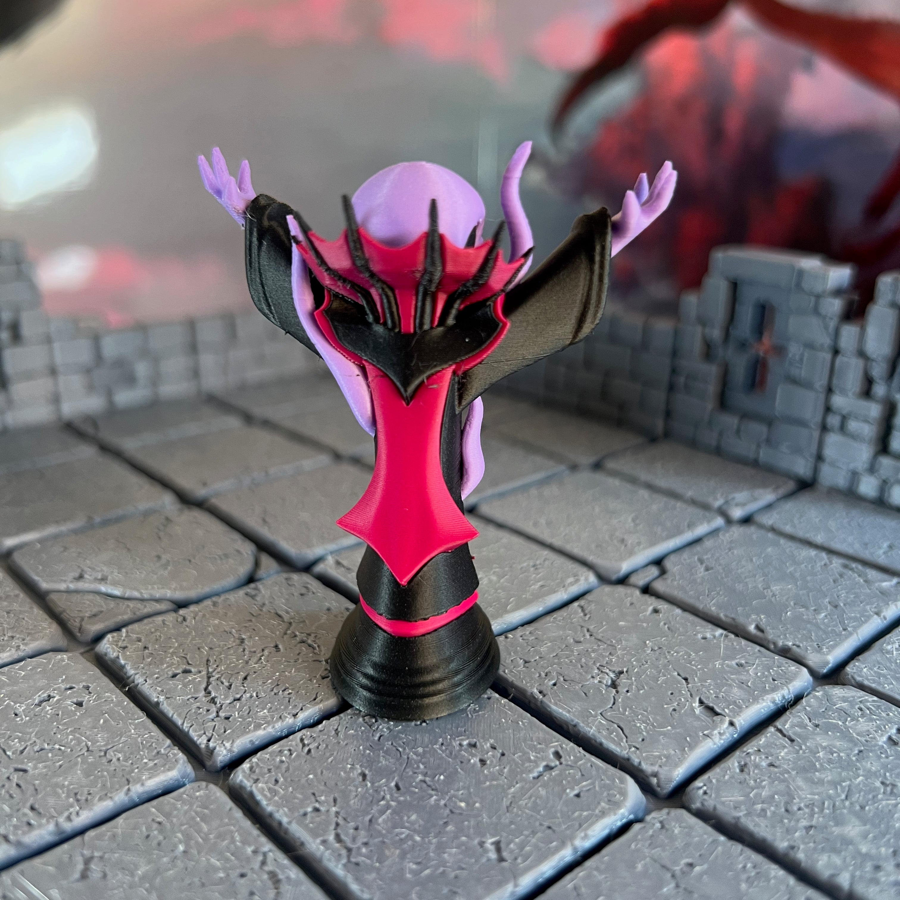 Mind Flayer Mind Eater Multicolour Table Ready Miniature Miniature for Dungeons and Dragons, Pathfinder or other TTRPGs