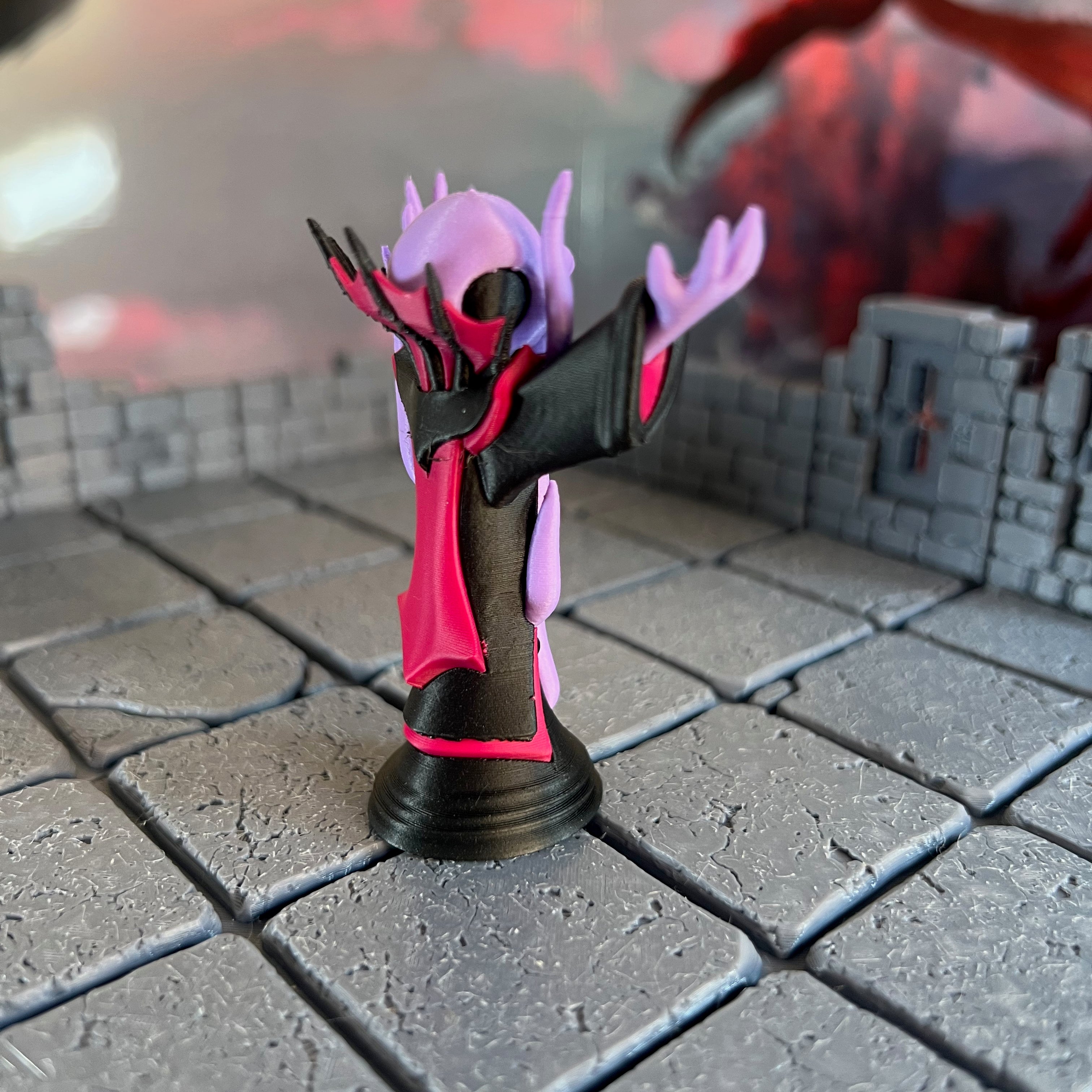 Mind Flayer Mind Eater Multicolour Table Ready Miniature Miniature for Dungeons and Dragons, Pathfinder or other TTRPGs