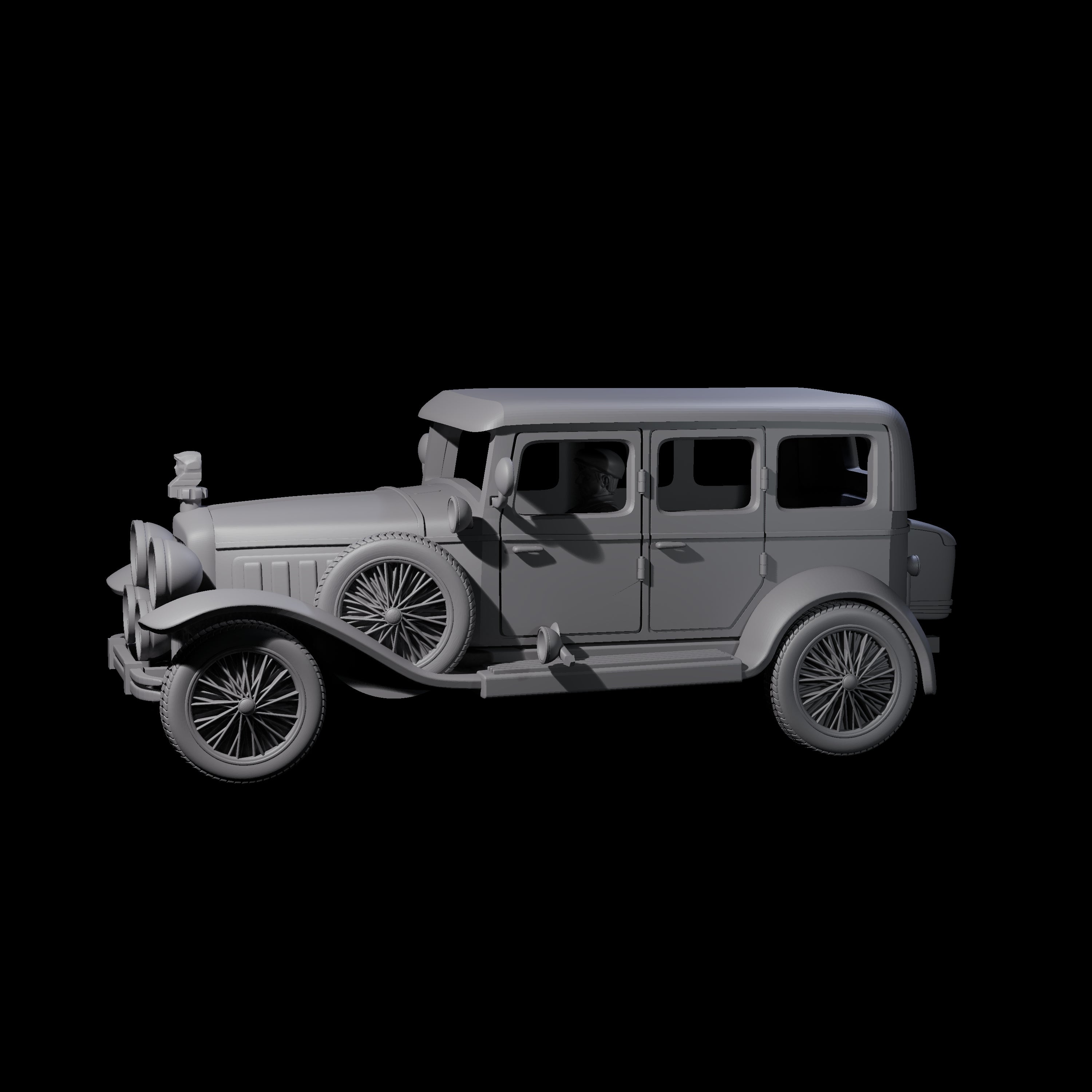 Minerva Car Miniature for Dungeons and Dragons, Pathfinder or other TTRPGs