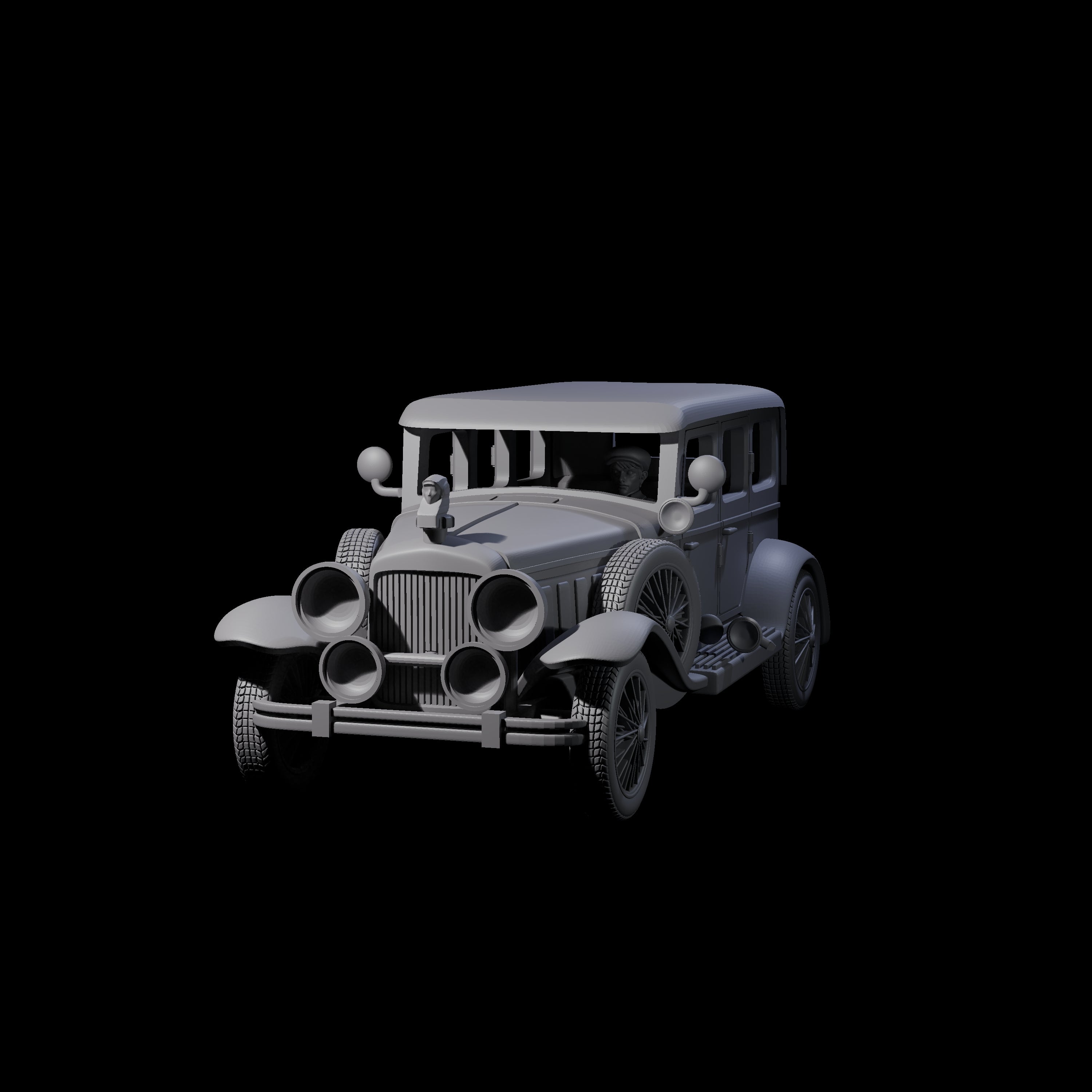 Minerva Car Miniature for Dungeons and Dragons, Pathfinder or other TTRPGs