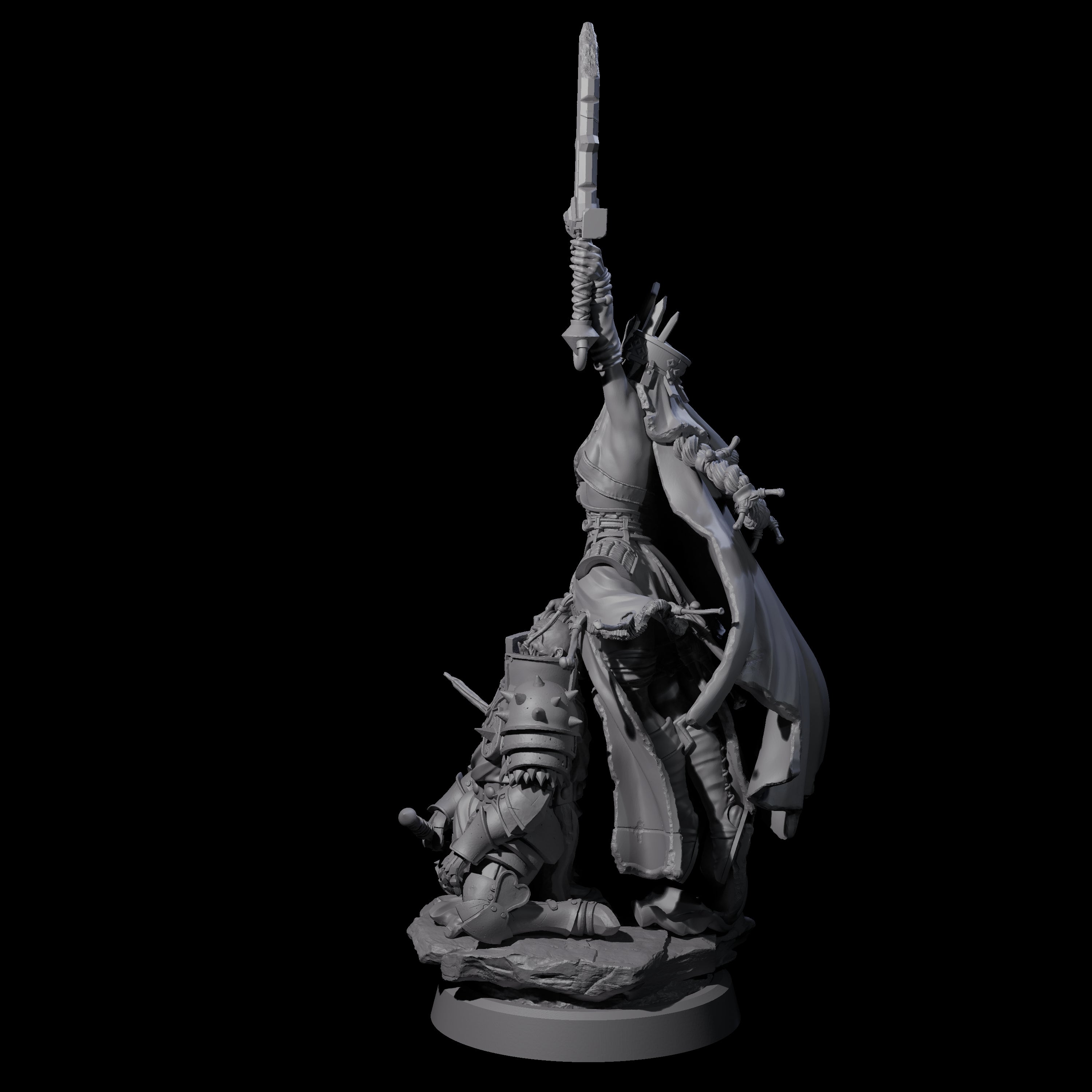 Mistress of the Undead Miniature for Dungeons and Dragons, Pathfinder or other TTRPGs