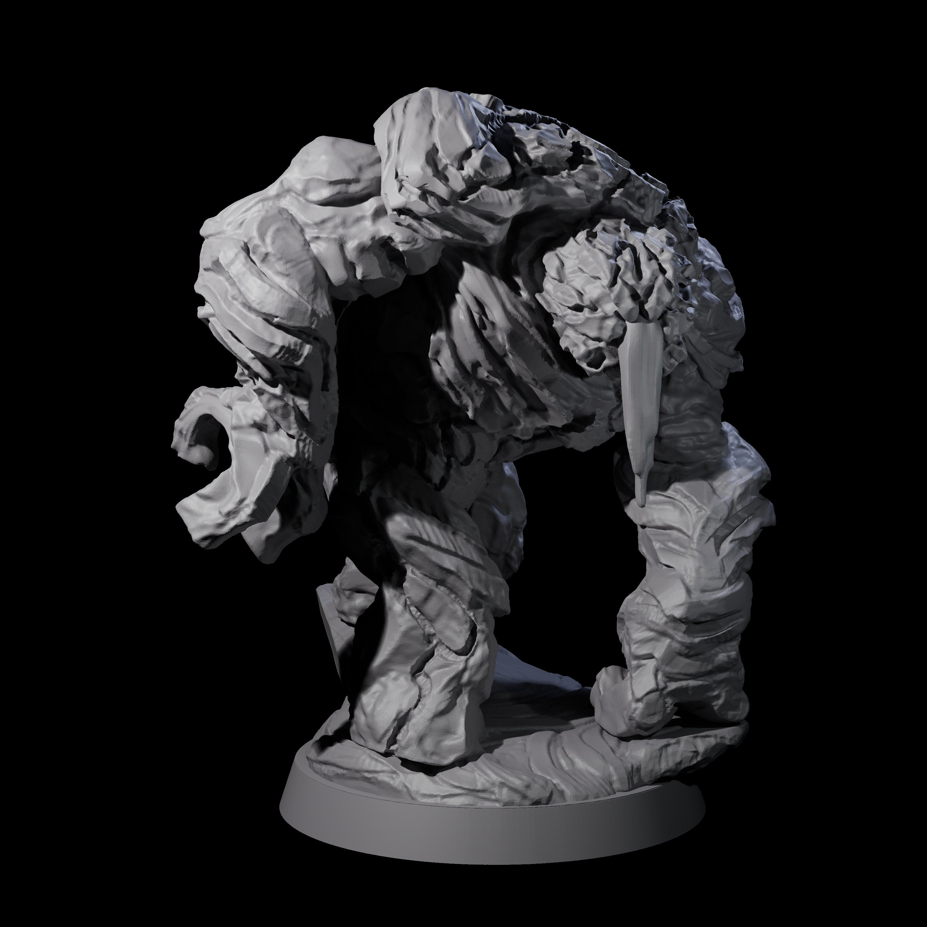 Molten Fire Elemental Vulcanites Miniature for Dungeons and Dragons, Pathfinder or other TTRPGs