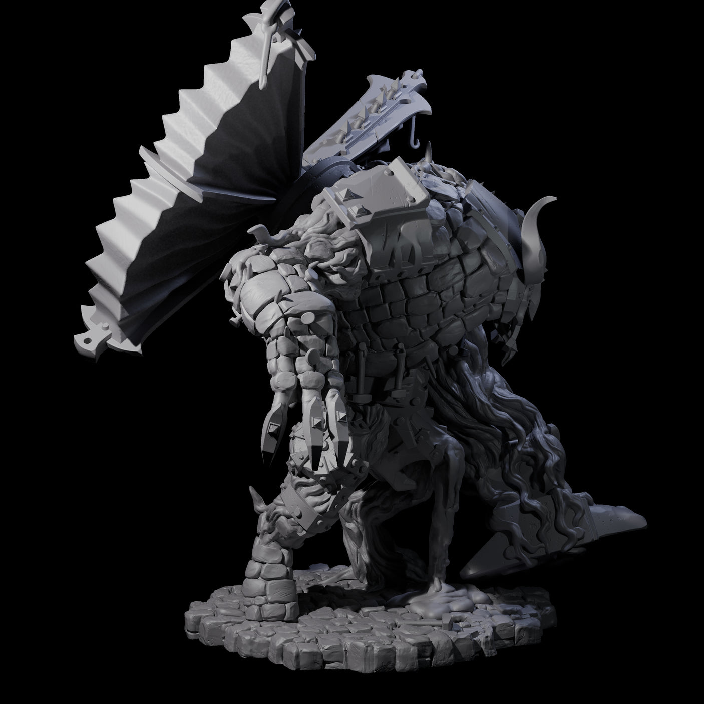 Molten Metal Golem A Miniature for Dungeons and Dragons, Pathfinder or other TTRPGs
