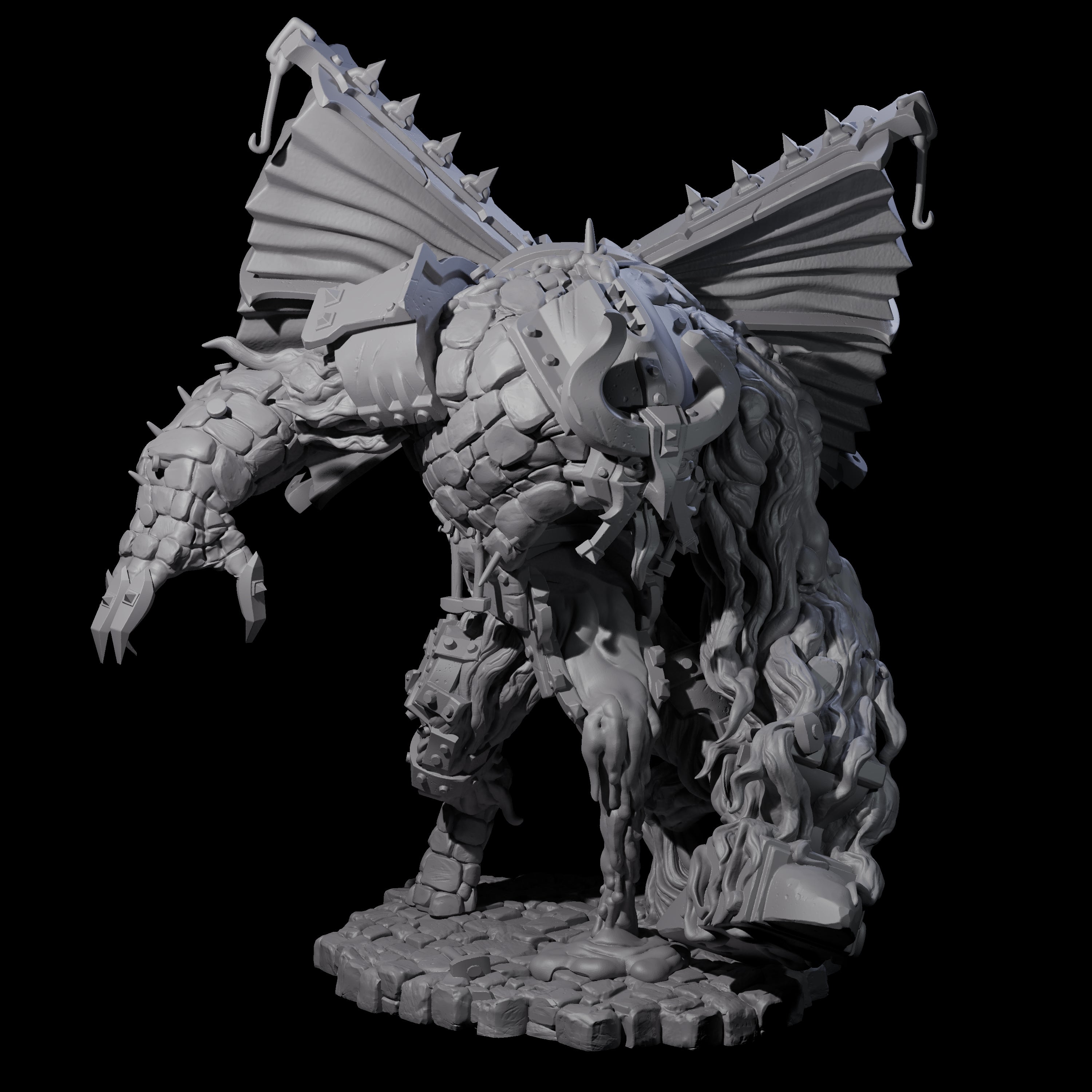 Molten Metal Golem A Miniature for Dungeons and Dragons, Pathfinder or other TTRPGs