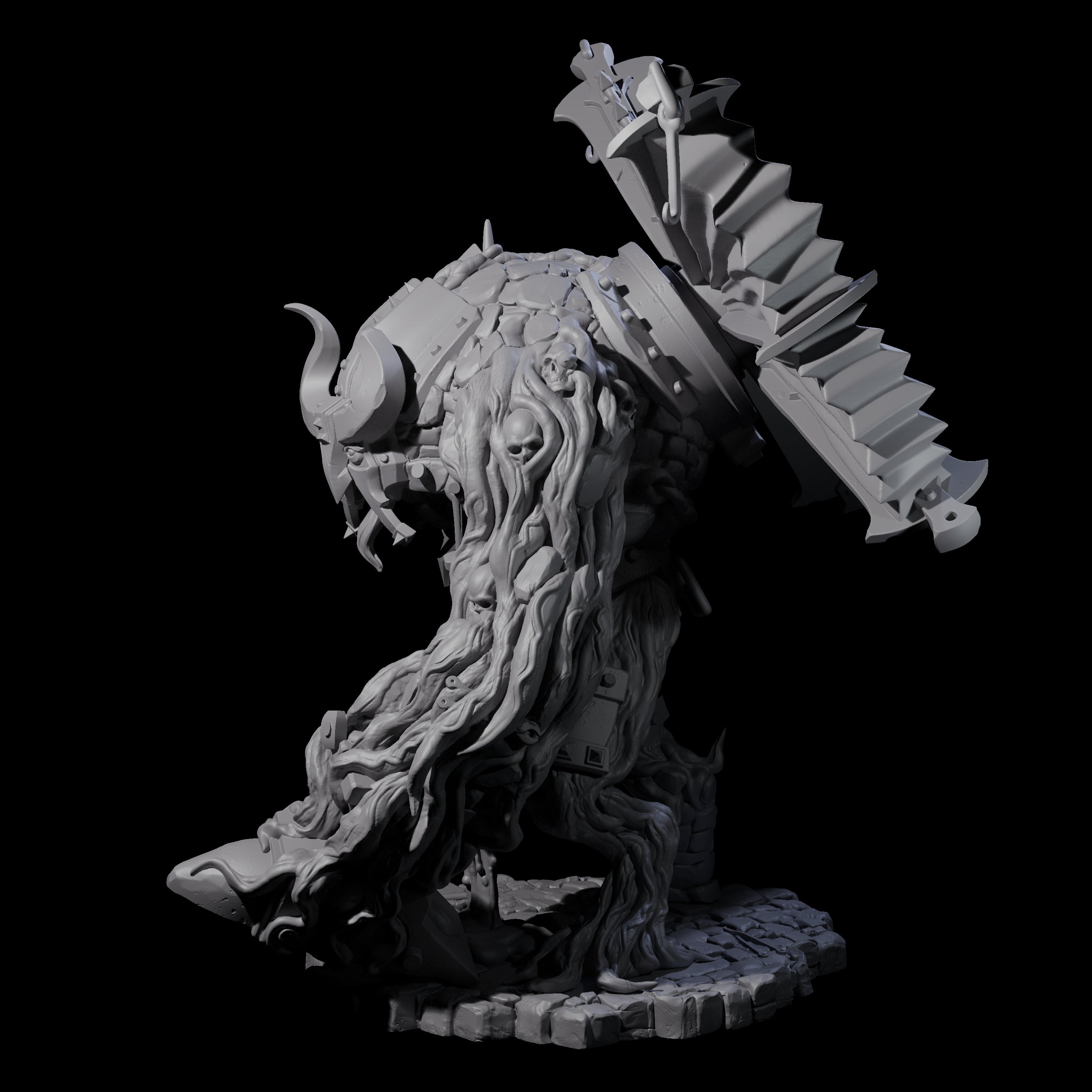 Molten Metal Golem A Miniature for Dungeons and Dragons, Pathfinder or other TTRPGs