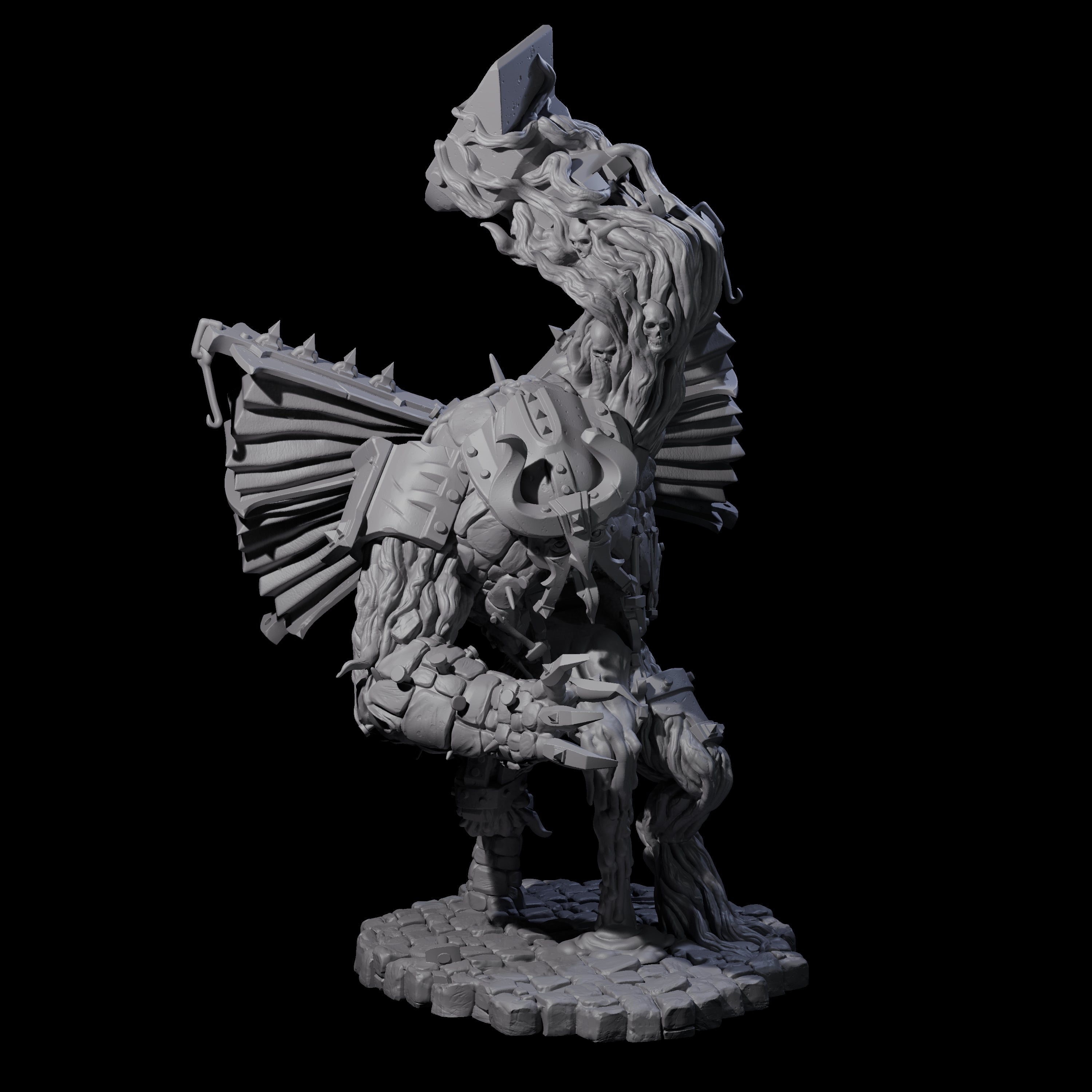 Molten Metal Golem B Miniature for Dungeons and Dragons, Pathfinder or other TTRPGs