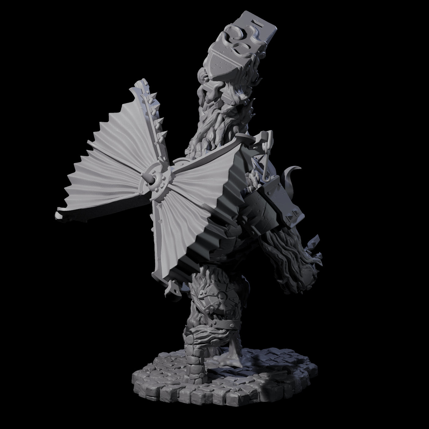 Molten Metal Golem B Miniature for Dungeons and Dragons, Pathfinder or other TTRPGs