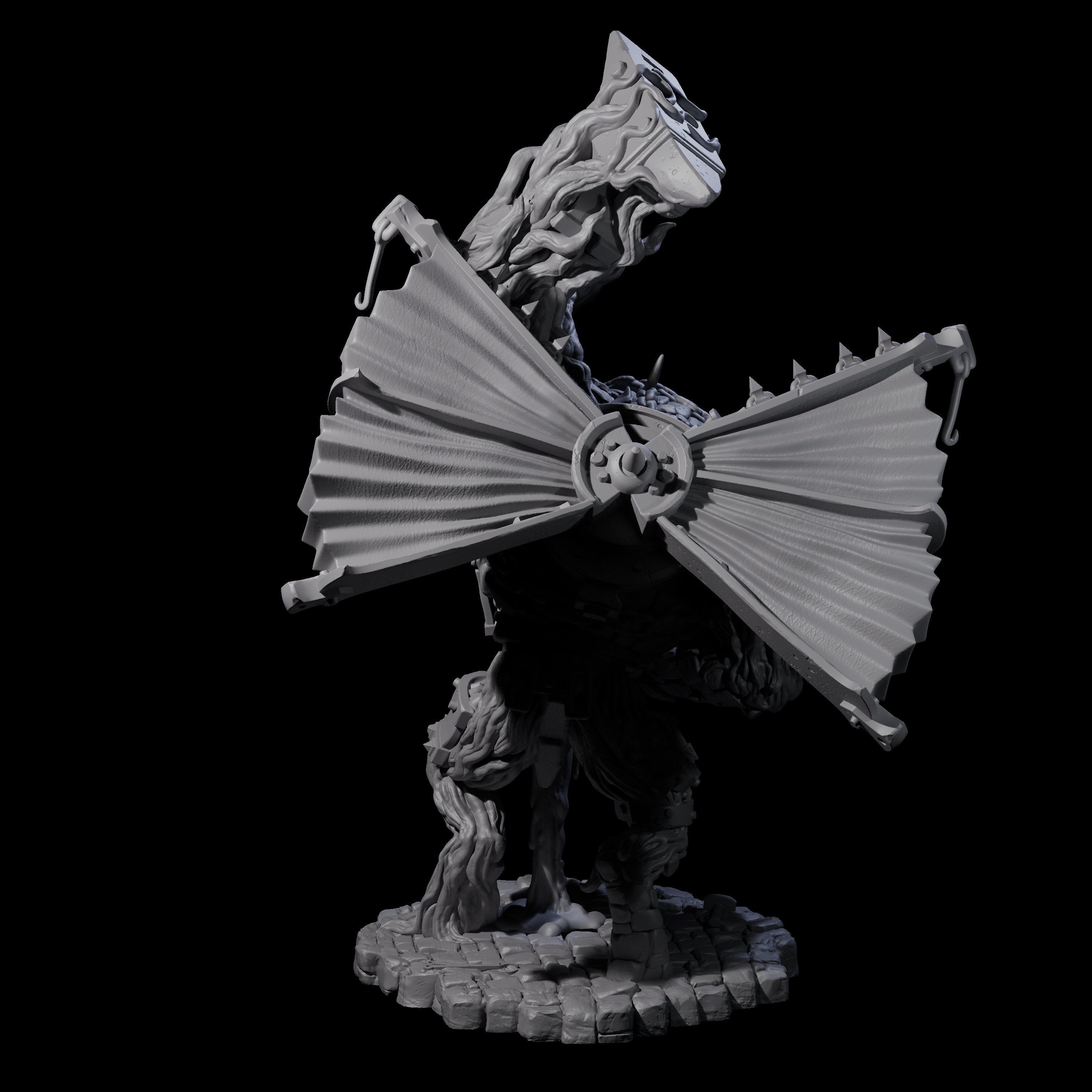 Molten Metal Golem B Miniature for Dungeons and Dragons, Pathfinder or other TTRPGs