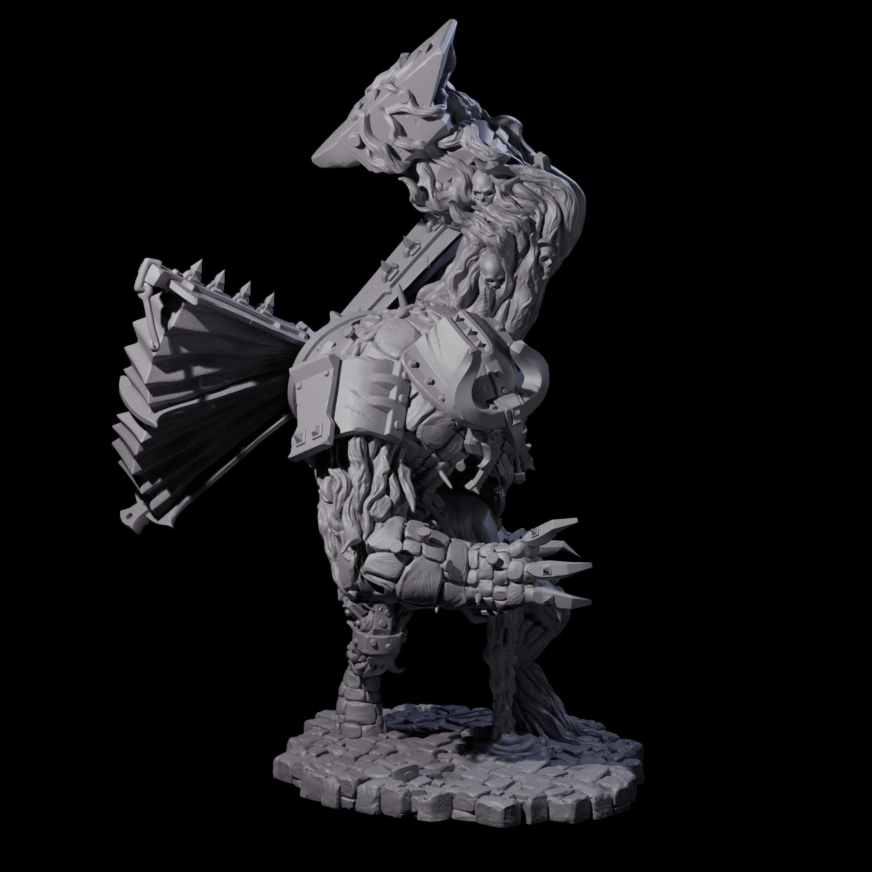 Molten Metal Golem B Miniature for Dungeons and Dragons, Pathfinder or other TTRPGs