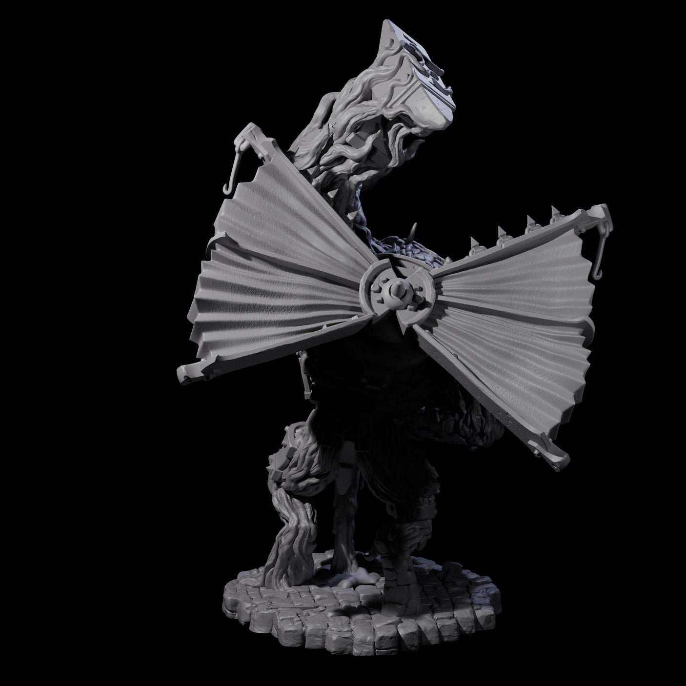 Molten Metal Golem B Miniature for Dungeons and Dragons, Pathfinder or other TTRPGs