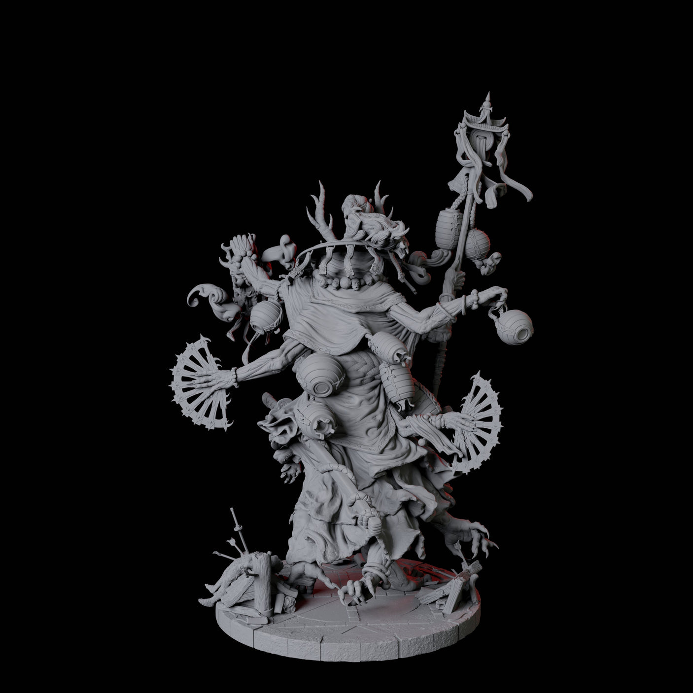 Monsterous Taljjae Miniature for Dungeons and Dragons, Pathfinder or other TTRPGs