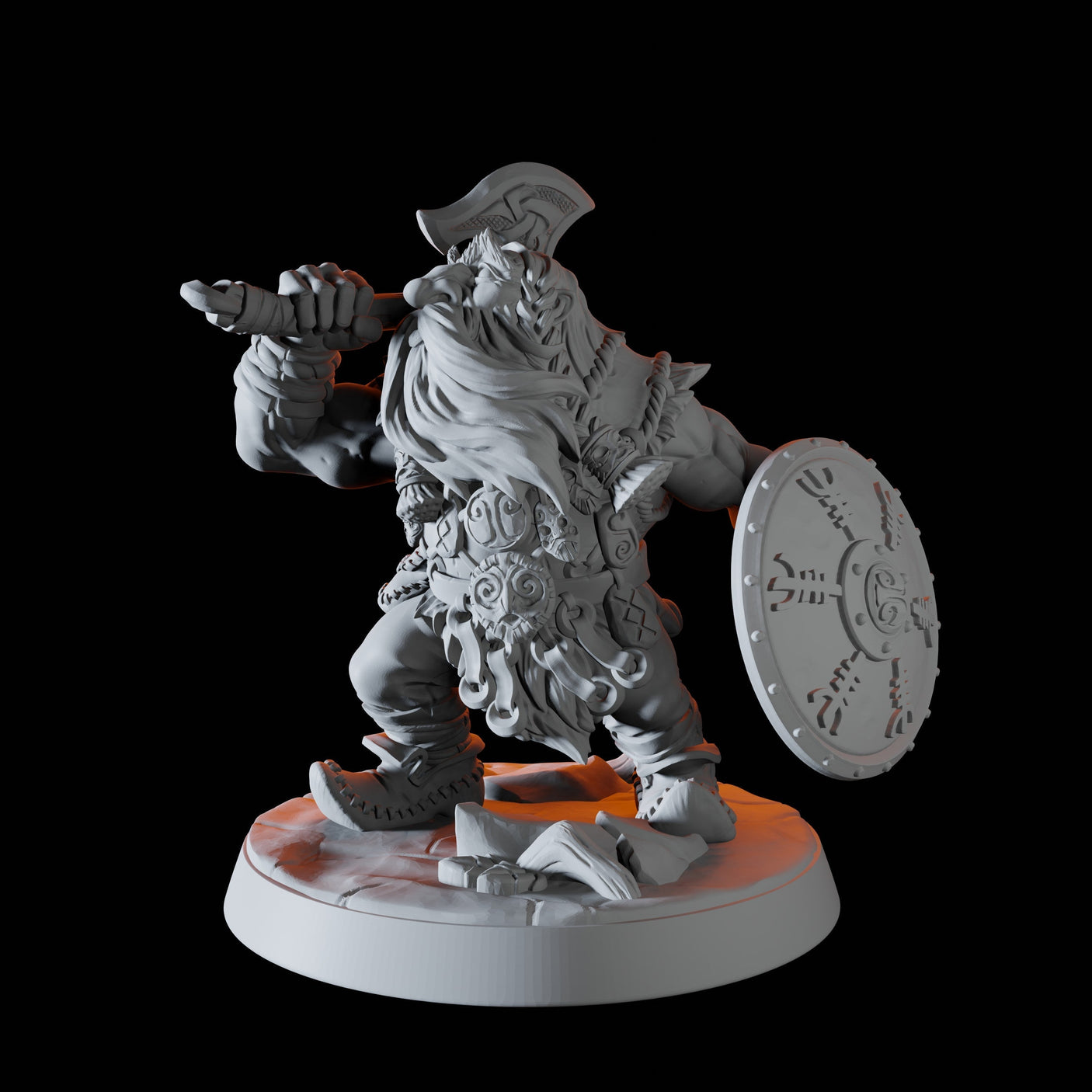 Mountain Dwarf A Miniature for Dungeons and Dragons, Pathfinder or other TTRPGs