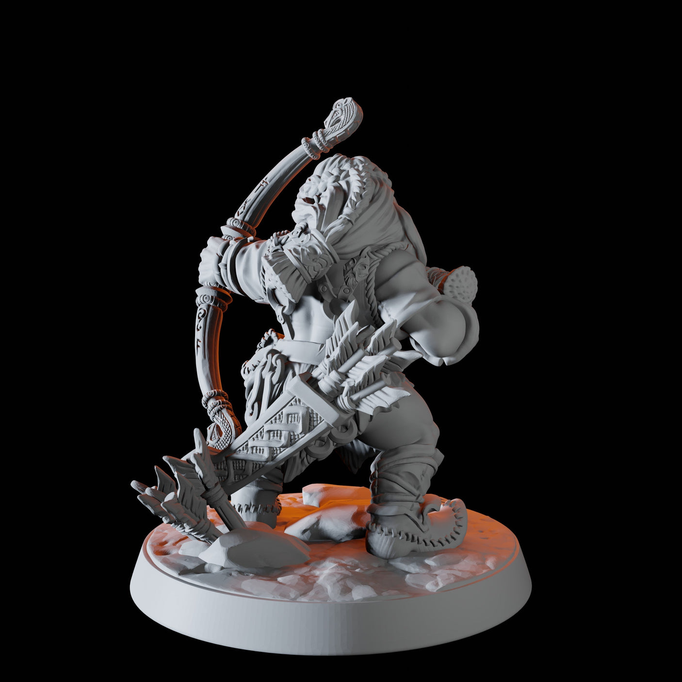 Mountain Dwarf F Miniature for Dungeons and Dragons, Pathfinder or other TTRPGs
