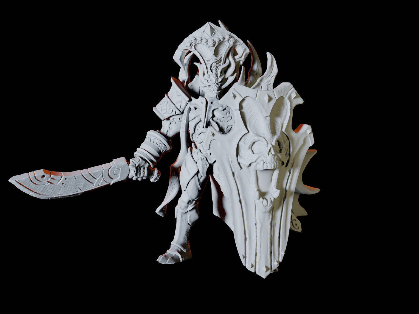 Mummy Lord Miniature for Dungeons and Dragons, Pathfinder or other TTRPGs