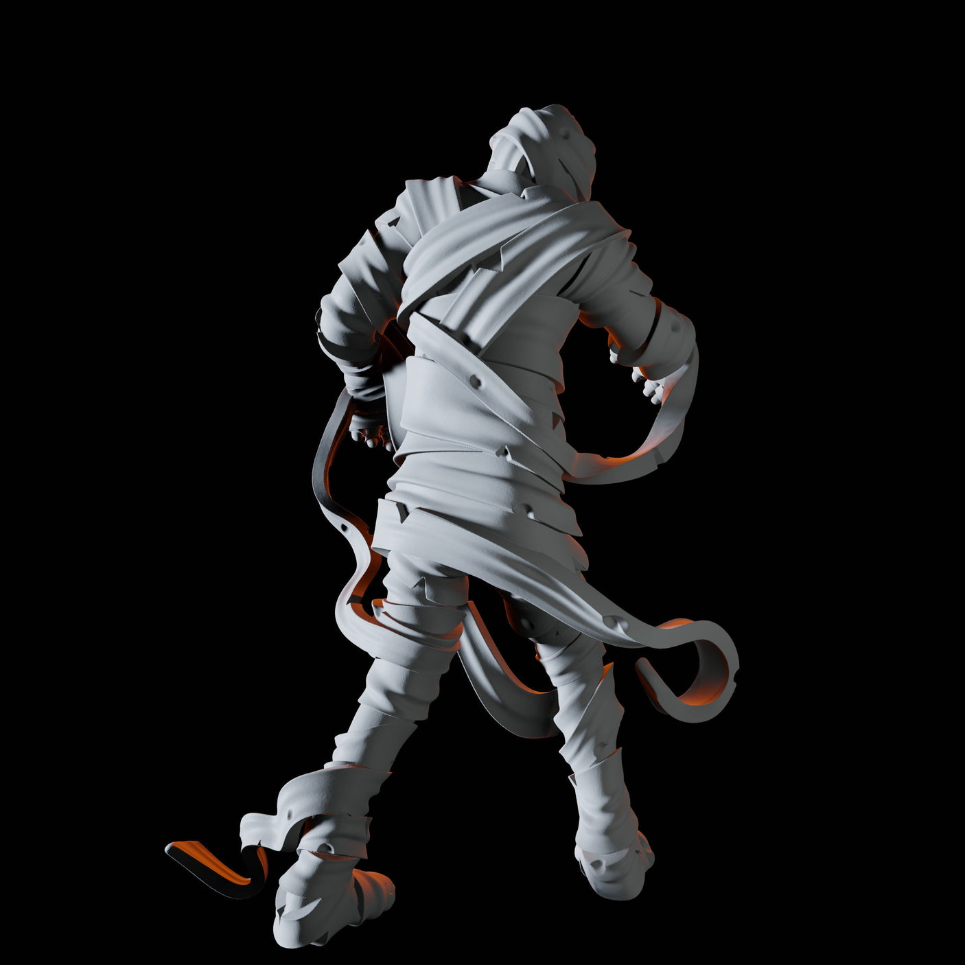 Mummy Miniature for Dungeons and Dragons, Pathfinder or other TTRPGs