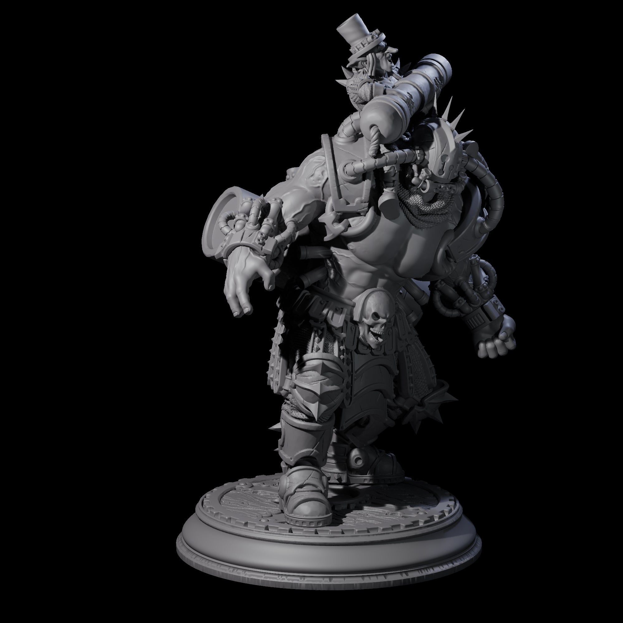 Muscle and Brains Miniature for Dungeons and Dragons, Pathfinder or other TTRPGs