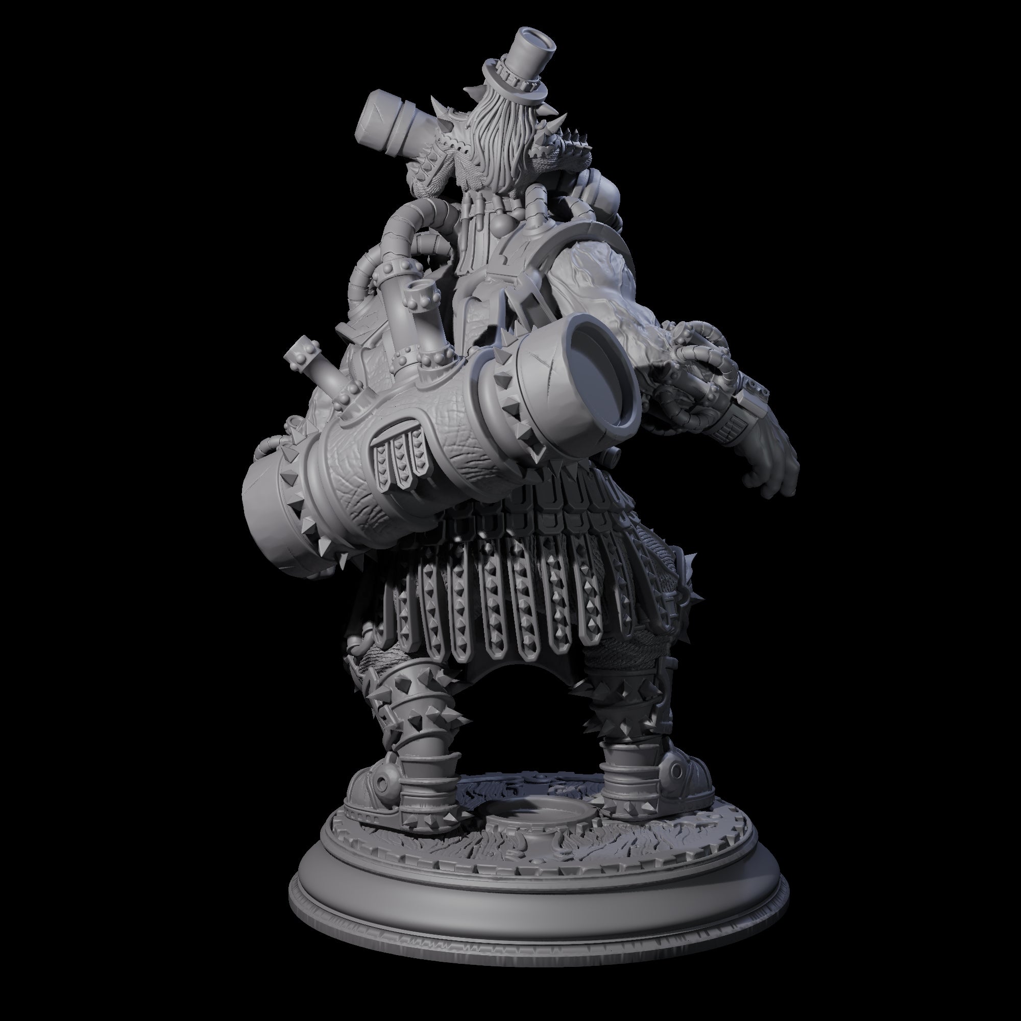 Muscle and Brains Miniature for Dungeons and Dragons, Pathfinder or other TTRPGs