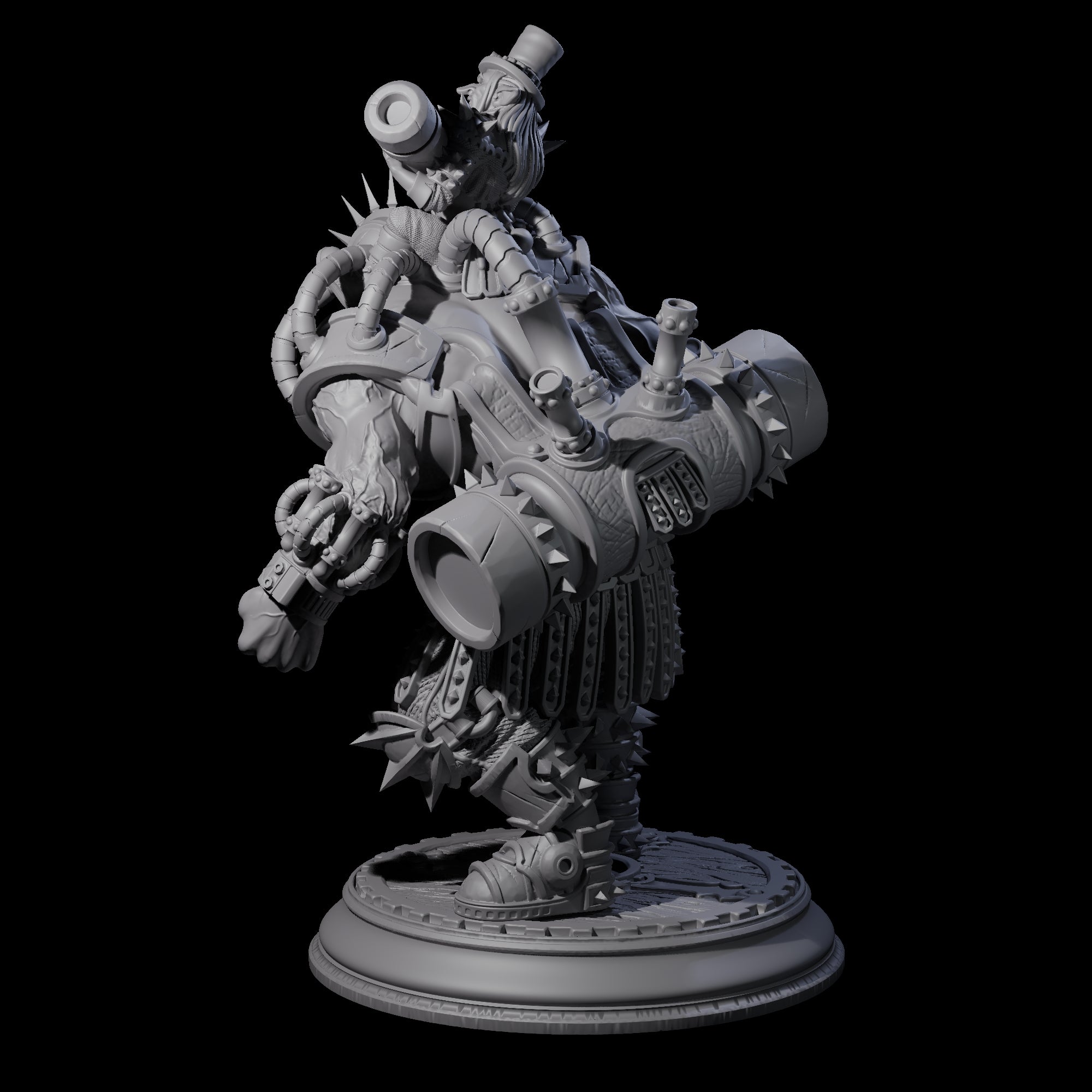 Muscle and Brains Miniature for Dungeons and Dragons, Pathfinder or other TTRPGs