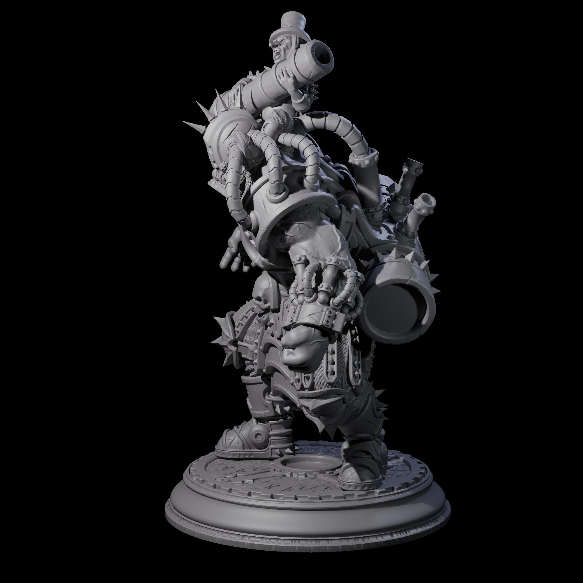 Muscle and Brains Miniature for Dungeons and Dragons, Pathfinder or other TTRPGs
