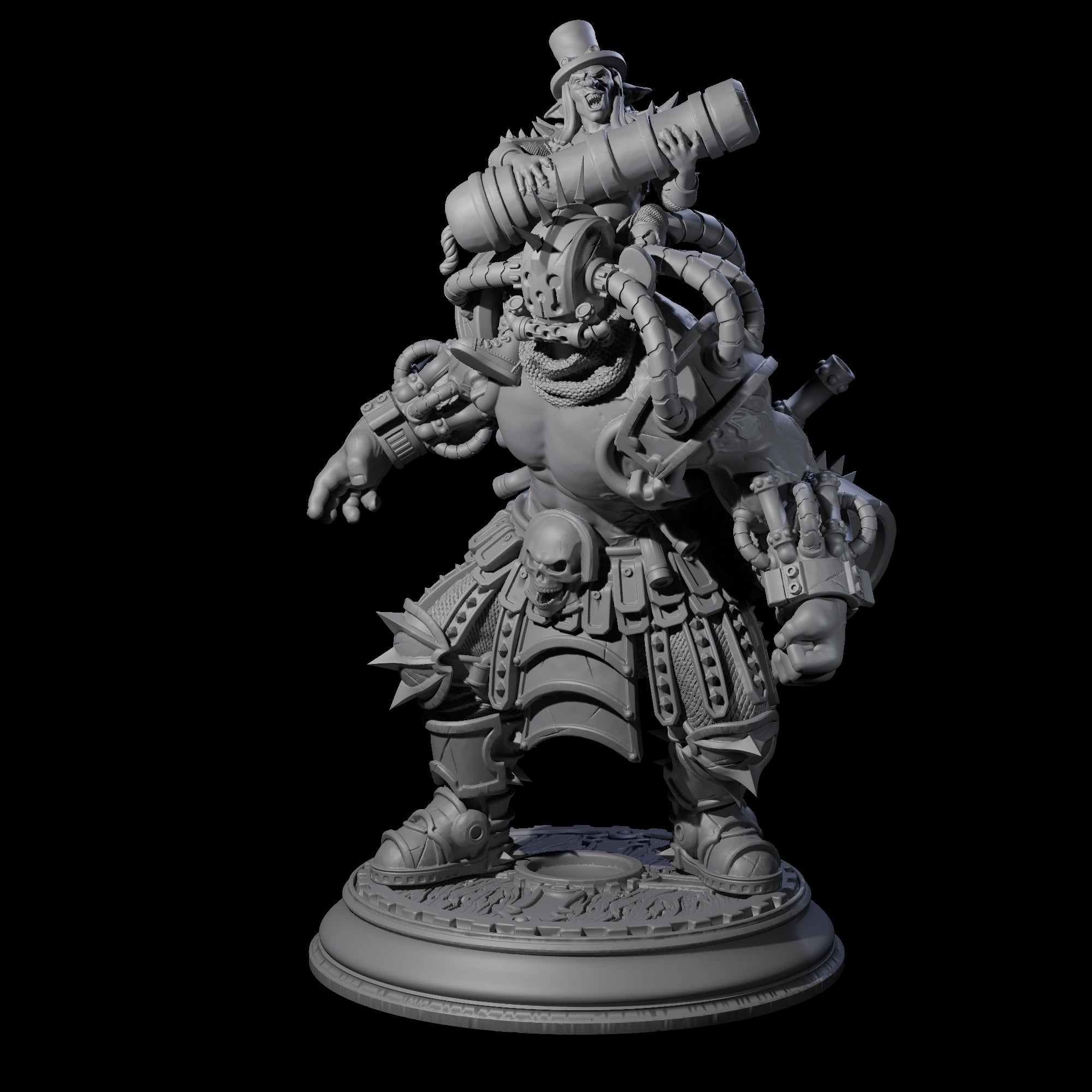 Muscle and Brains Miniature for Dungeons and Dragons, Pathfinder or other TTRPGs