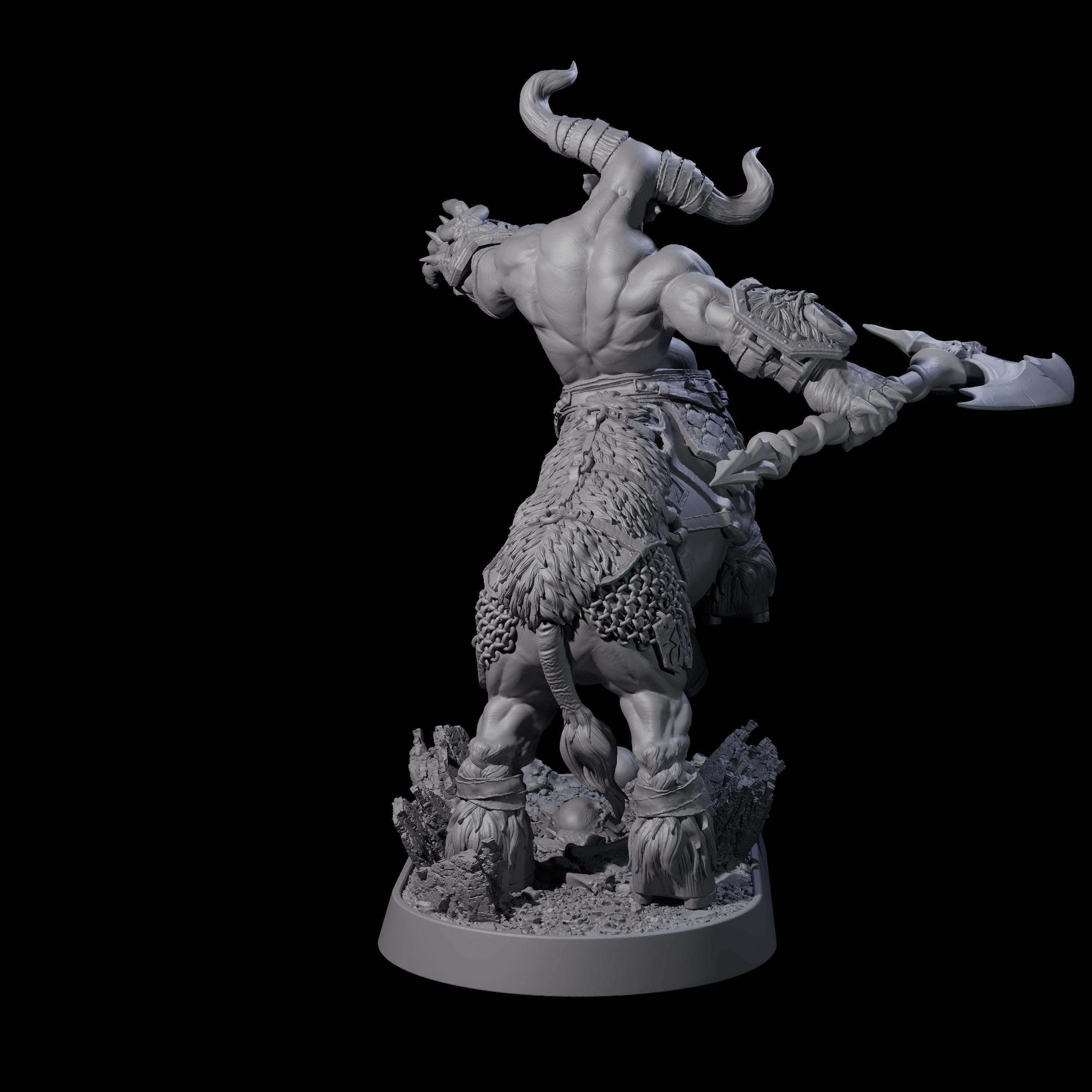 Muscular Raging Centaur A Miniature for Dungeons and Dragons, Pathfinder or other TTRPGs