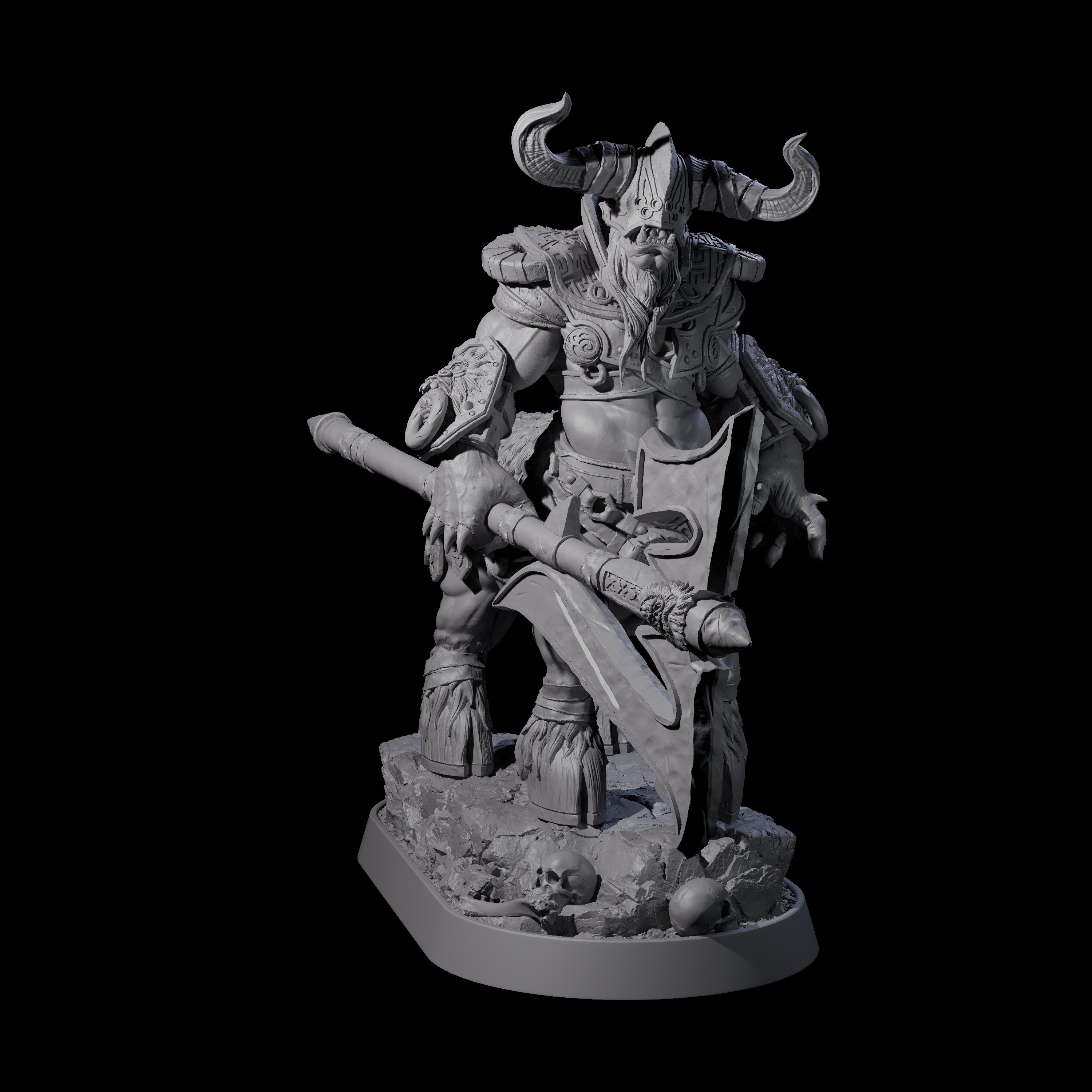 Muscular Raging Centaur D Miniature for Dungeons and Dragons, Pathfinder or other TTRPGs