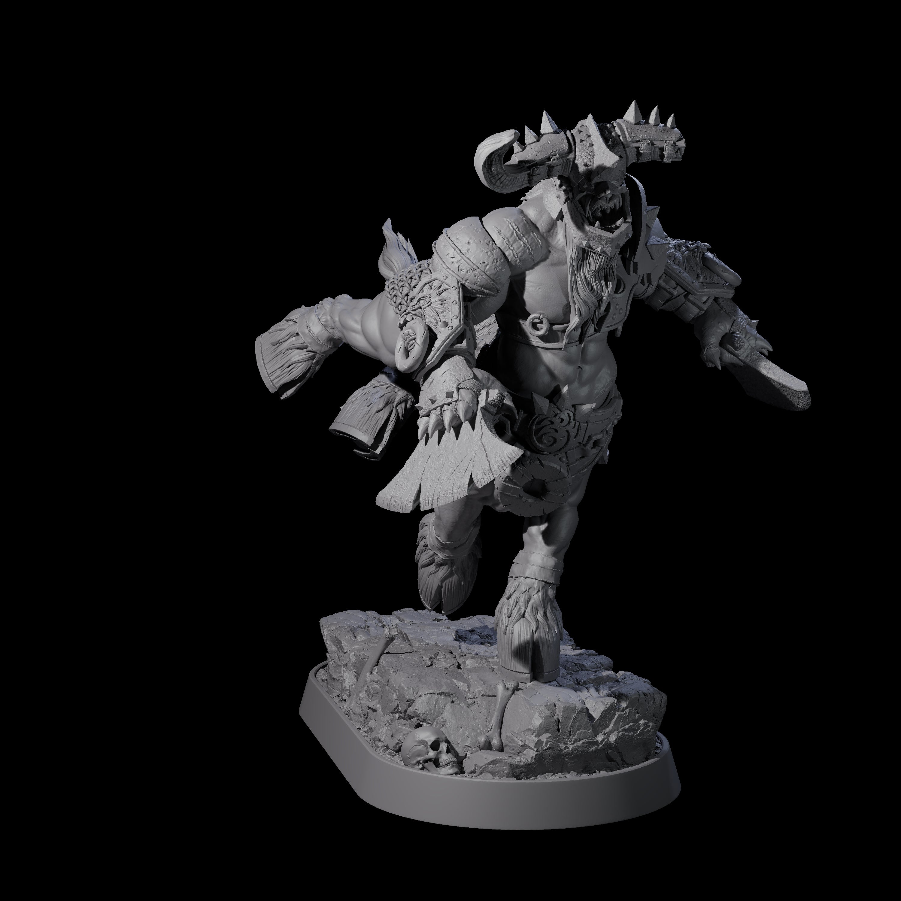 Muscular Raging Centaur G Miniature for Dungeons and Dragons, Pathfinder or other TTRPGs