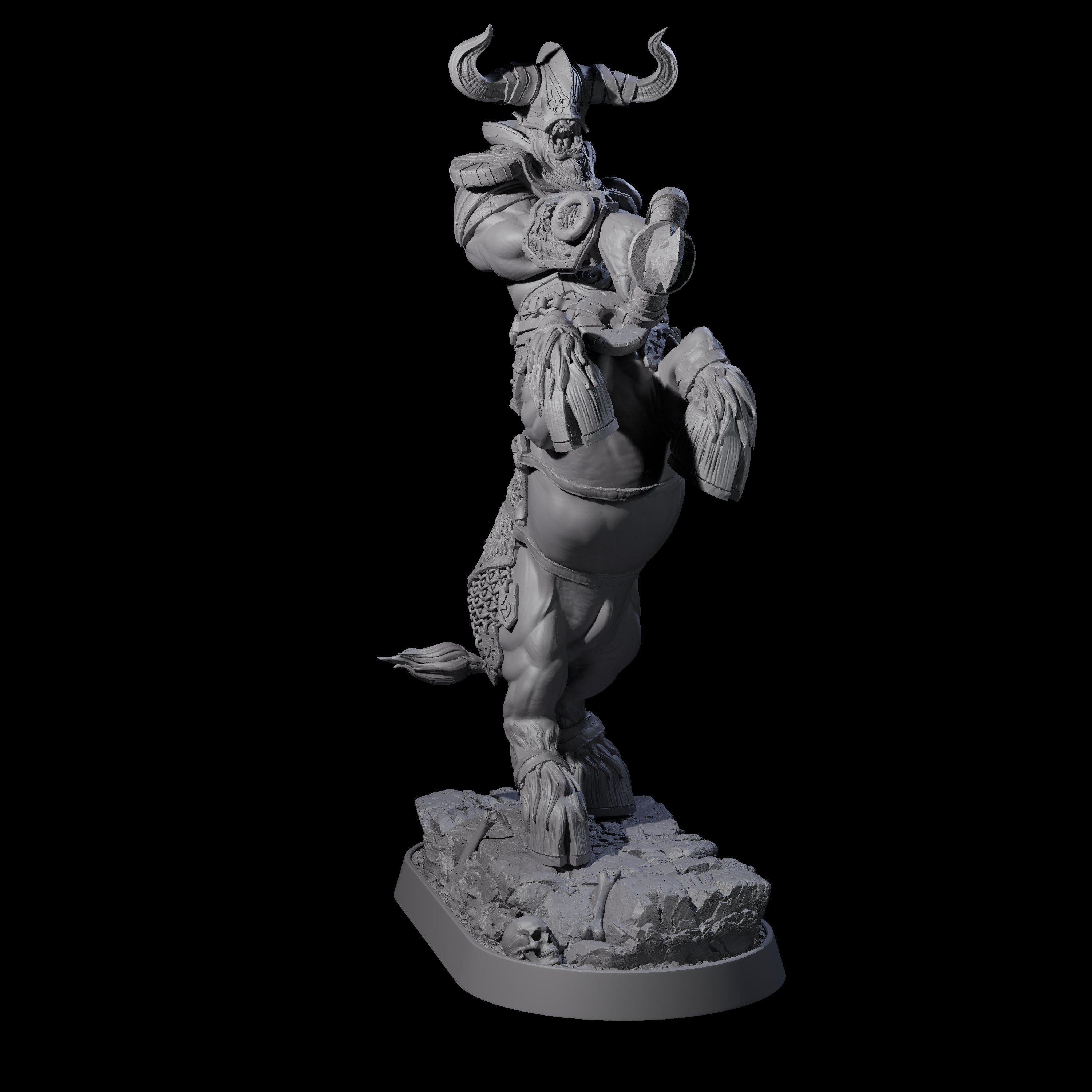 Muscular Raging Centaur I Miniature for Dungeons and Dragons, Pathfinder or other TTRPGs