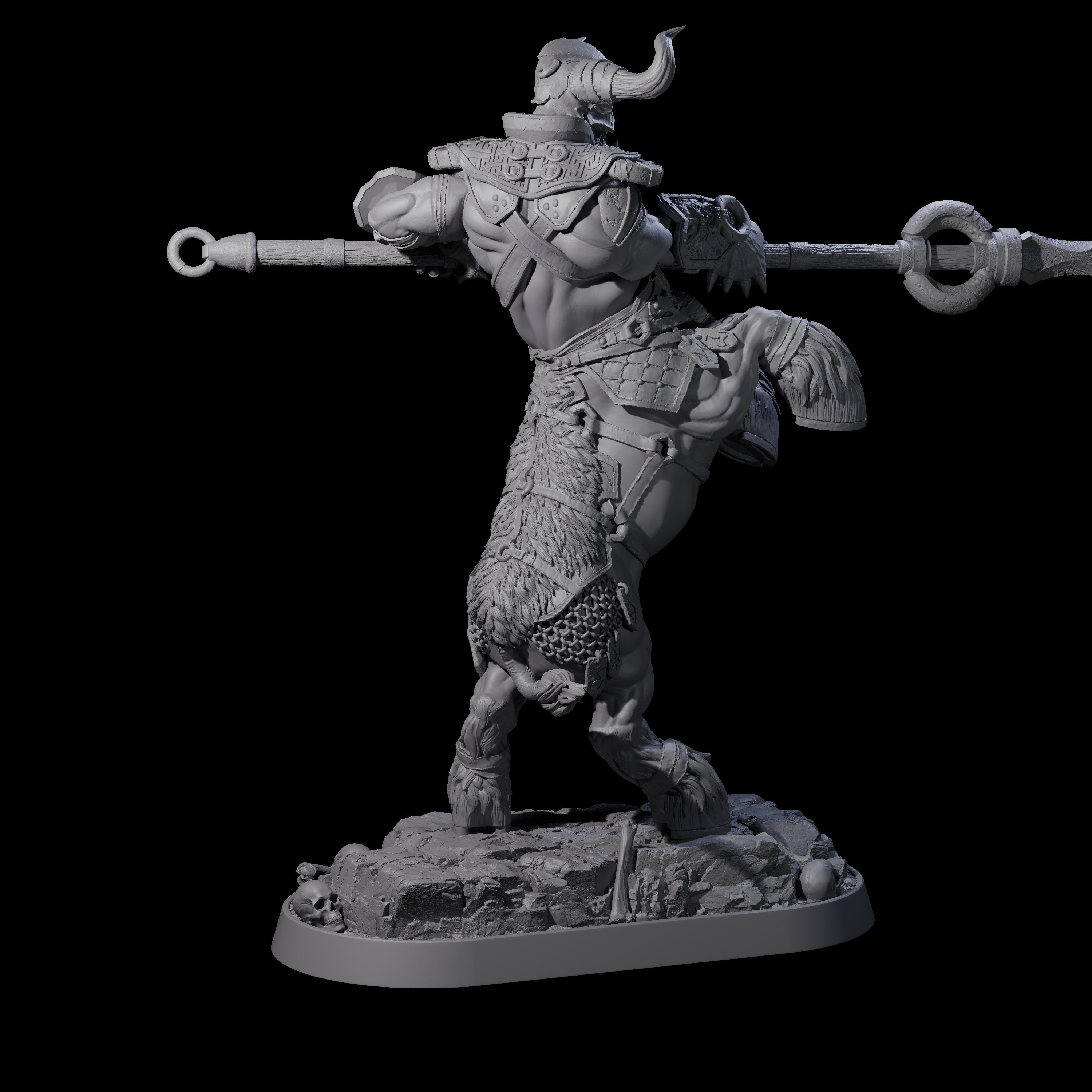 Muscular Raging Centaur I Miniature for Dungeons and Dragons, Pathfinder or other TTRPGs