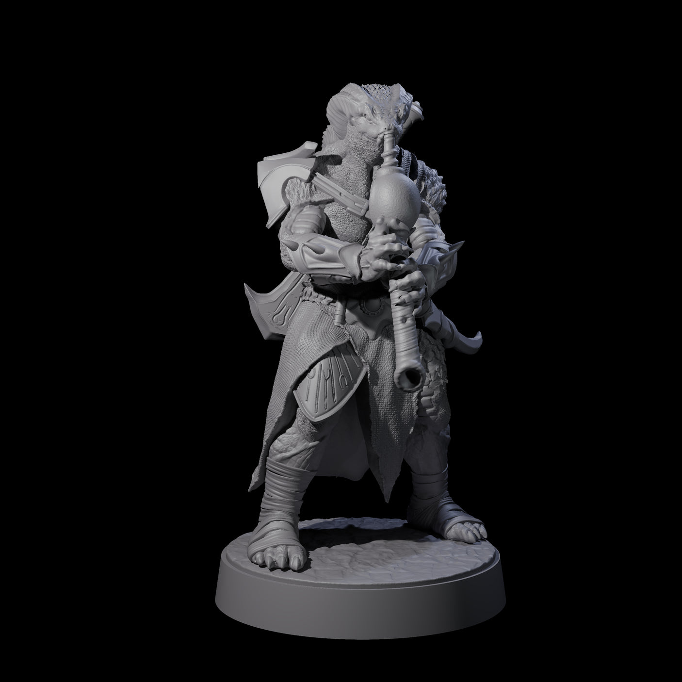 Muscular Yuan-ti Warrior G Miniature for Dungeons and Dragons, Pathfinder or other TTRPGs