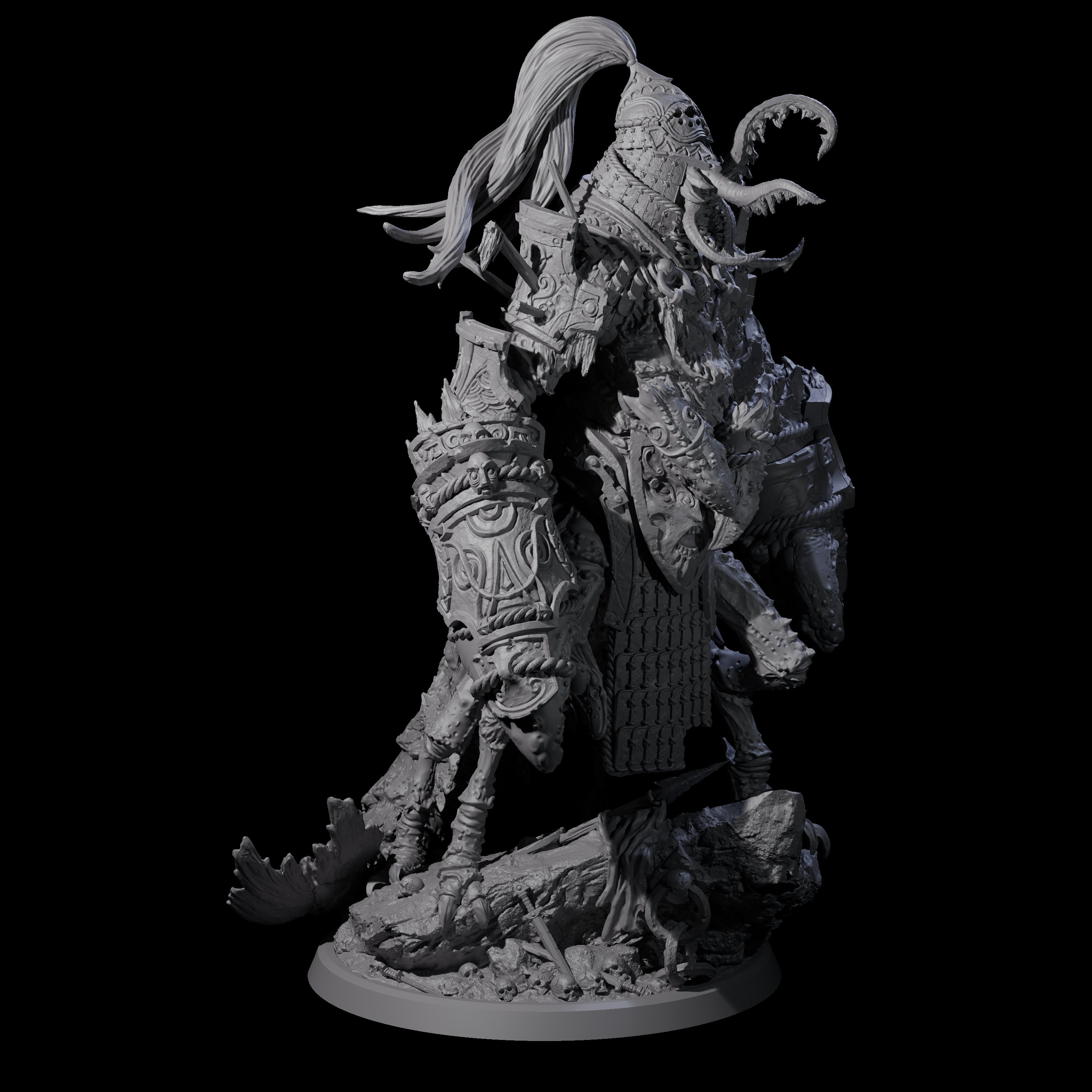 Mutated Armoured Chuul A Miniature for Dungeons and Dragons, Pathfinder or other TTRPGs