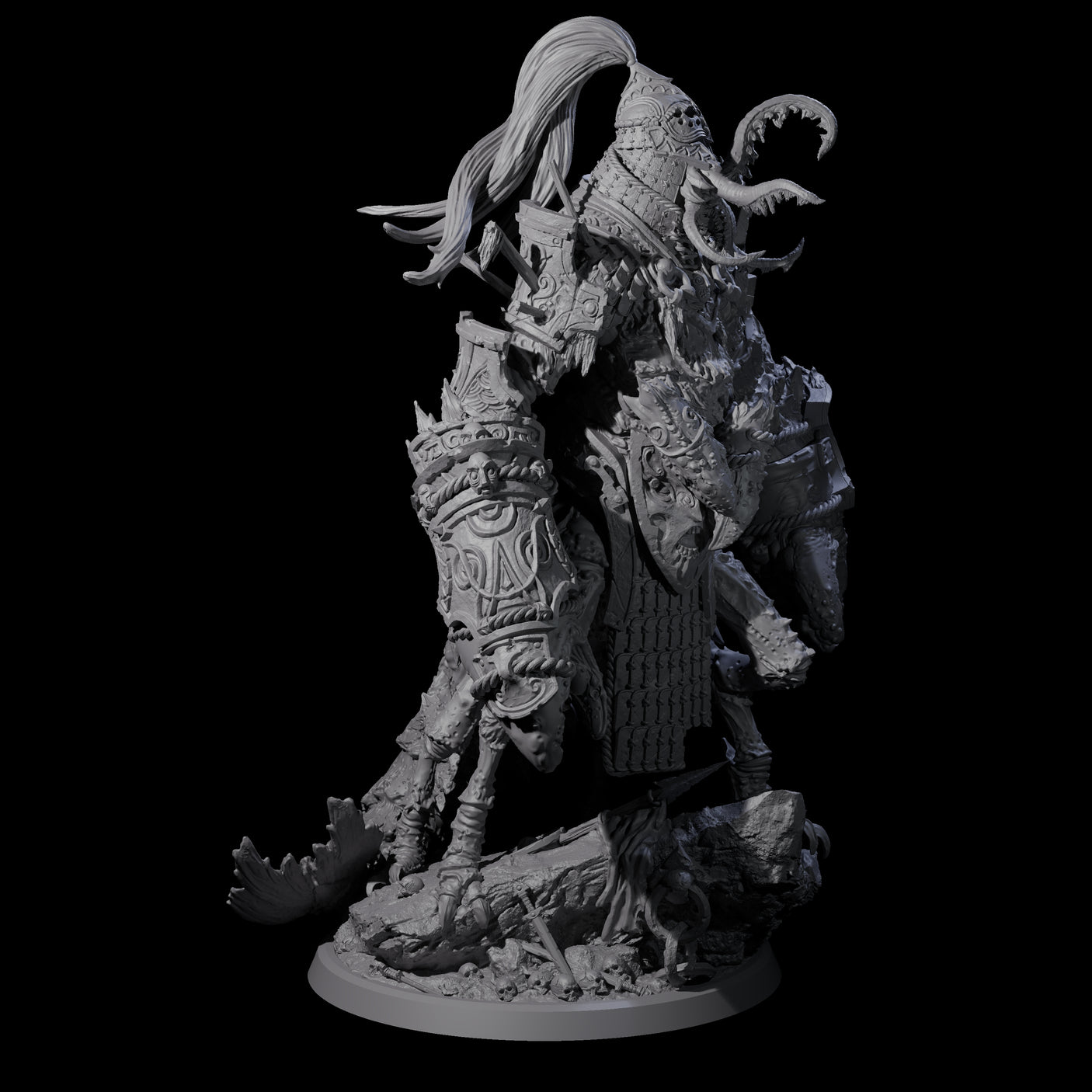 Mutated Armoured Chuul A Miniature for Dungeons and Dragons, Pathfinder or other TTRPGs