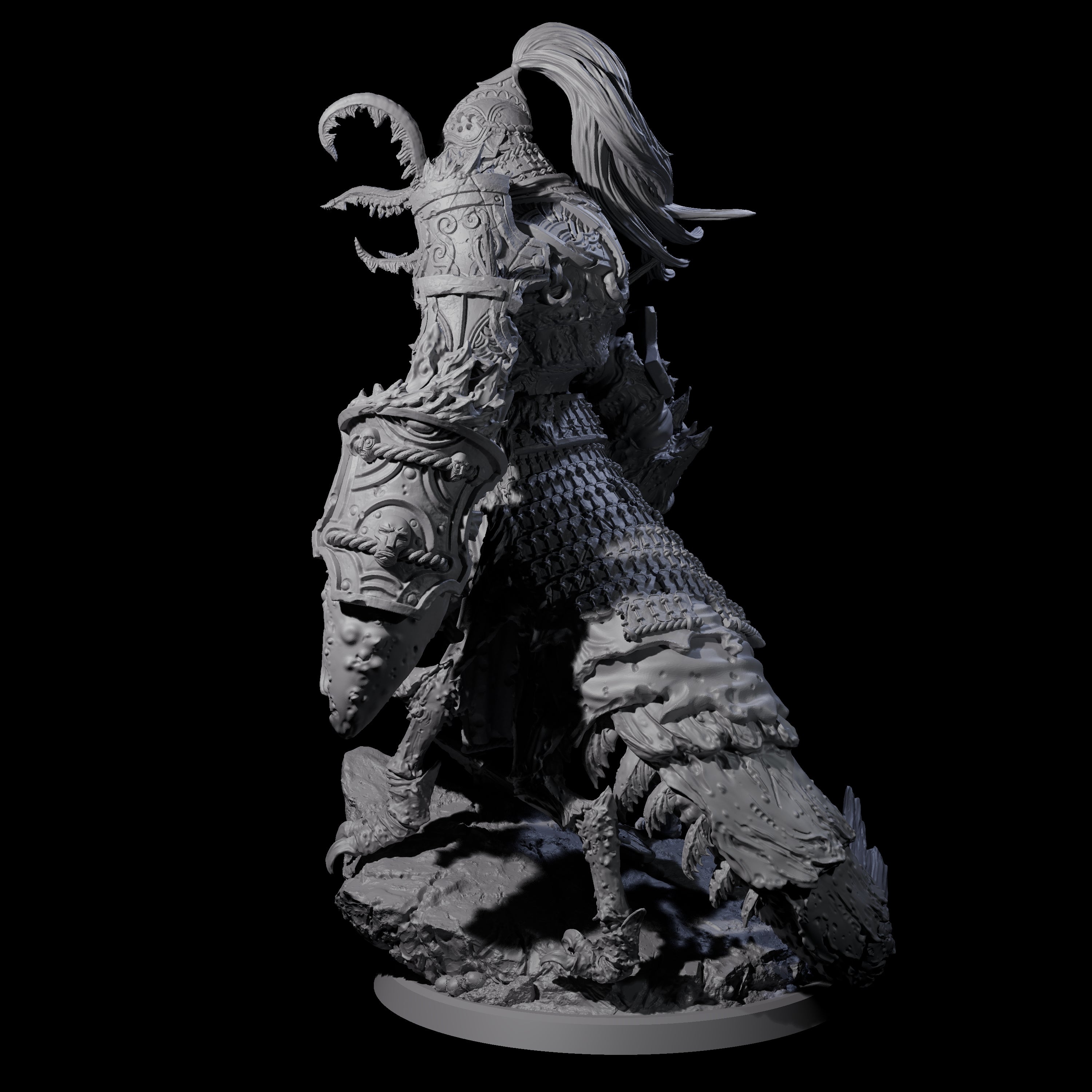 Mutated Armoured Chuul A Miniature for Dungeons and Dragons, Pathfinder or other TTRPGs