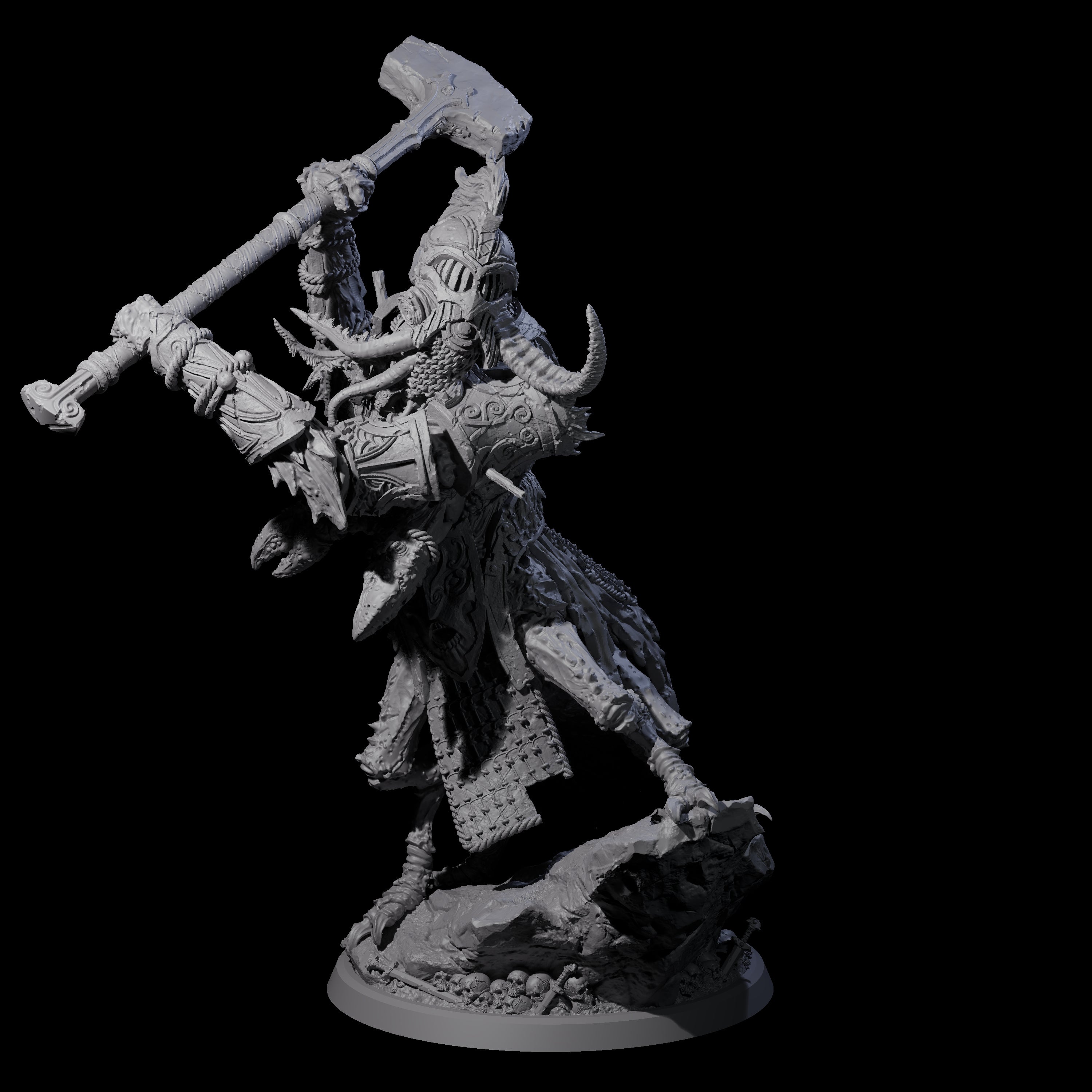 Mutated Armoured Chuul C Miniature for Dungeons and Dragons, Pathfinder or other TTRPGs