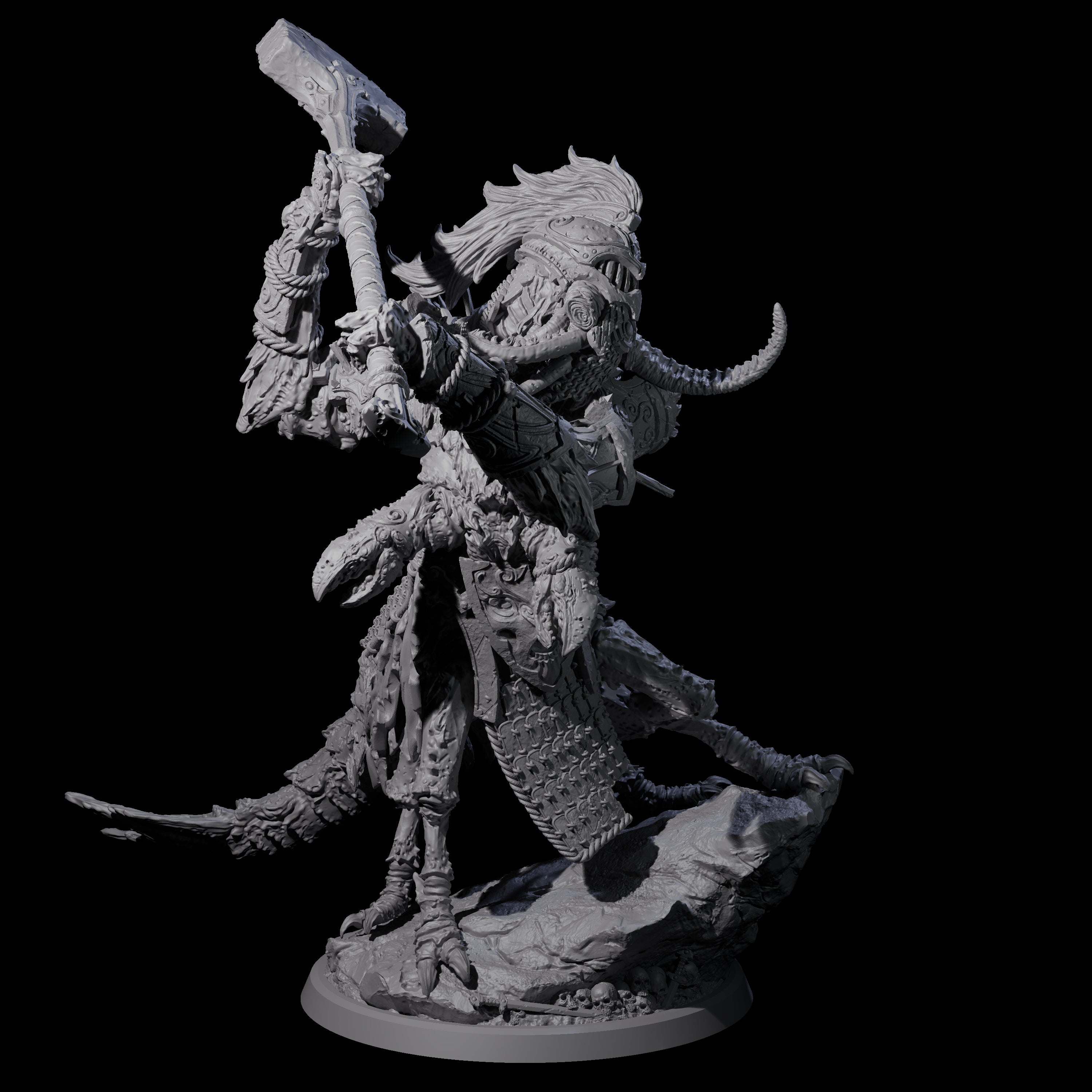 Mutated Armoured Chuul C Miniature for Dungeons and Dragons, Pathfinder or other TTRPGs