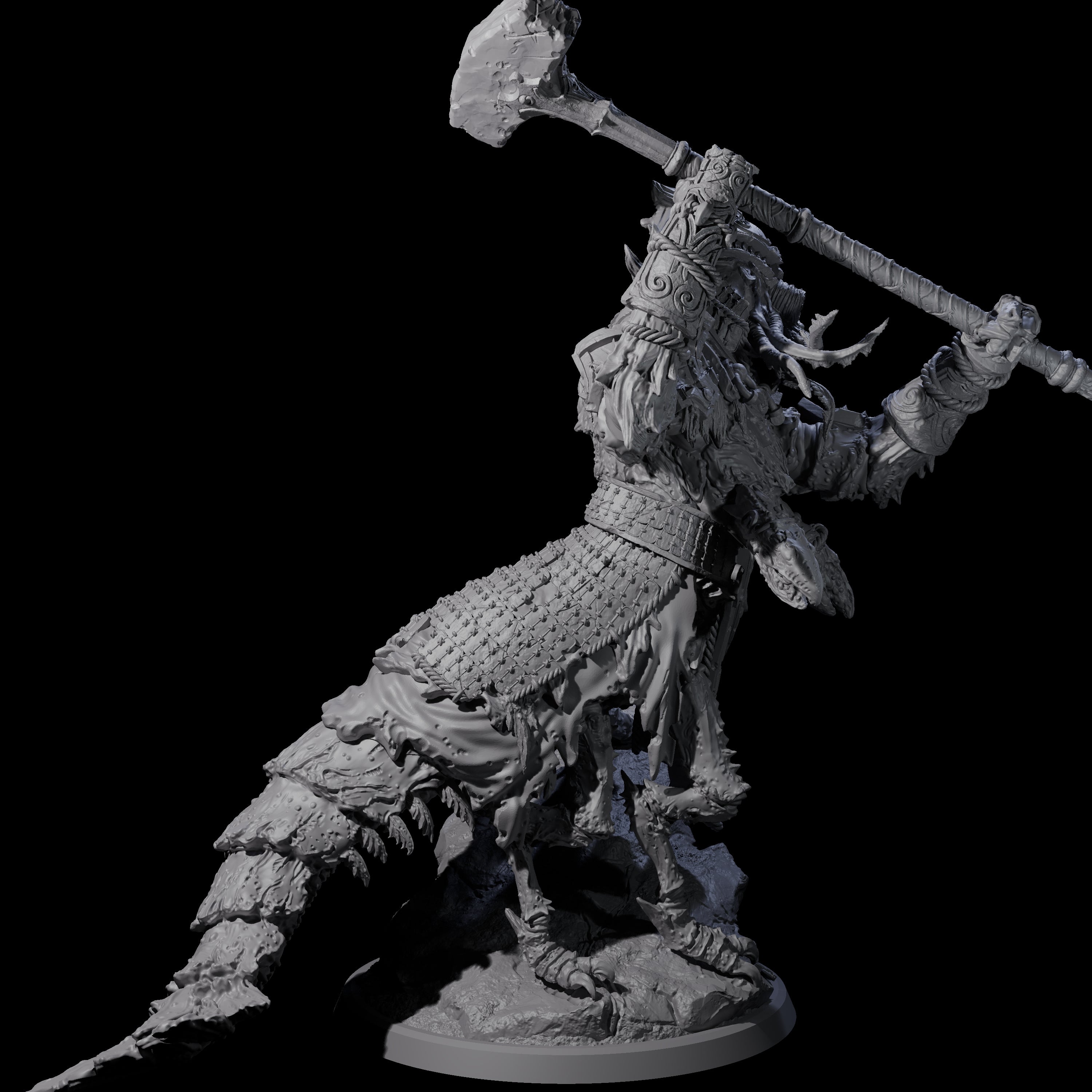 Mutated Armoured Chuul C Miniature for Dungeons and Dragons, Pathfinder or other TTRPGs