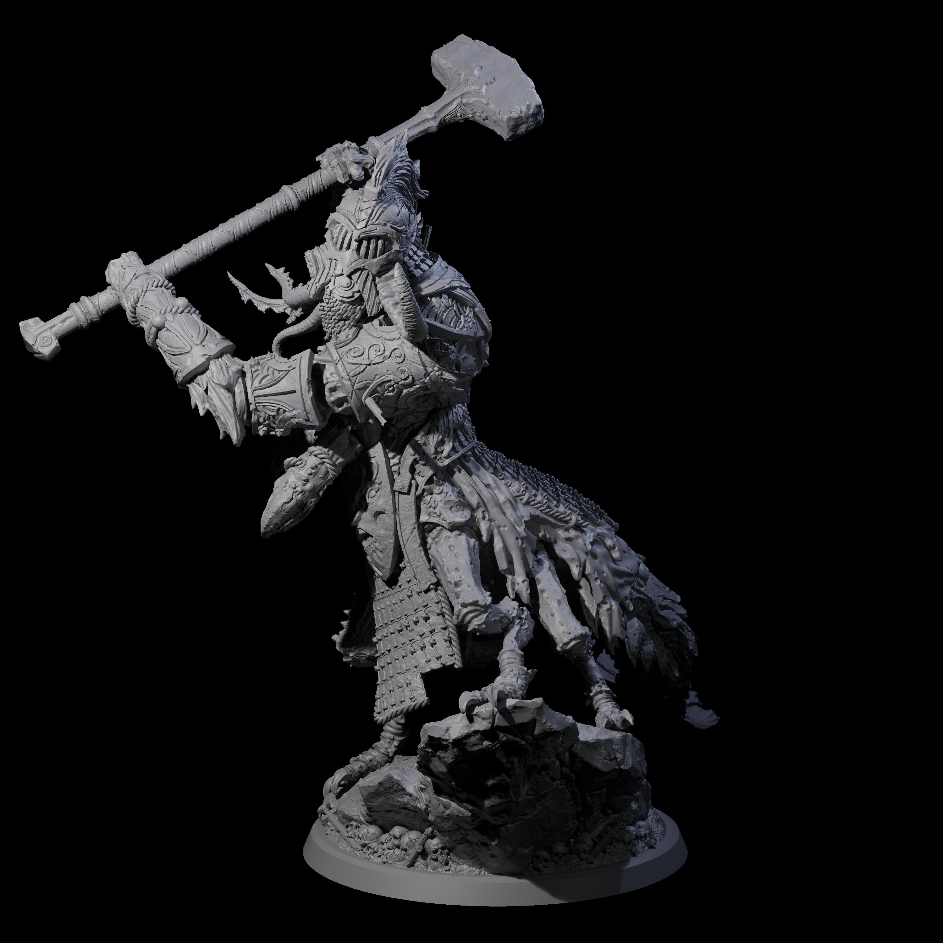 Mutated Armoured Chuul C Miniature for Dungeons and Dragons, Pathfinder or other TTRPGs