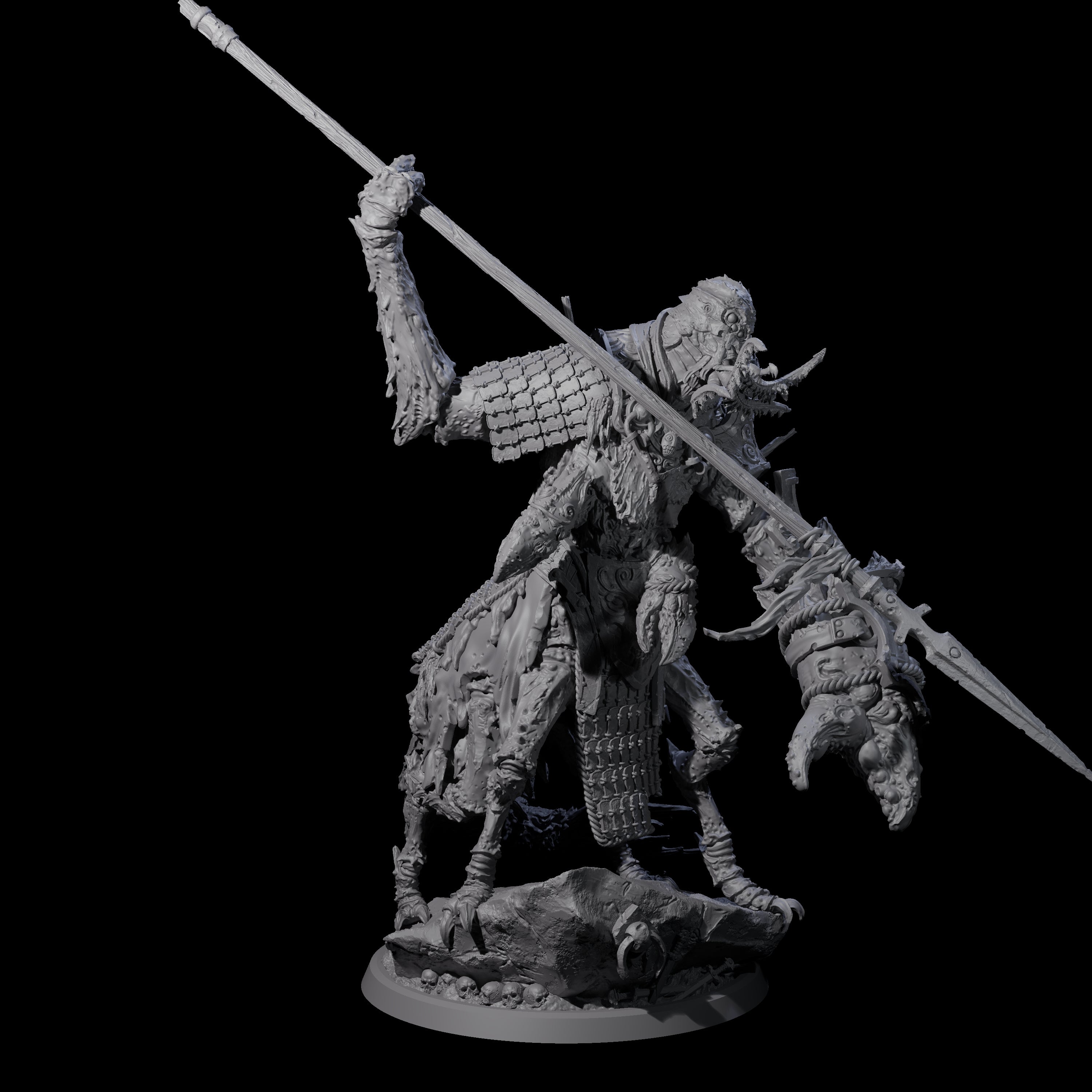 Mutated Armoured Chuul D Miniature for Dungeons and Dragons, Pathfinder or other TTRPGs